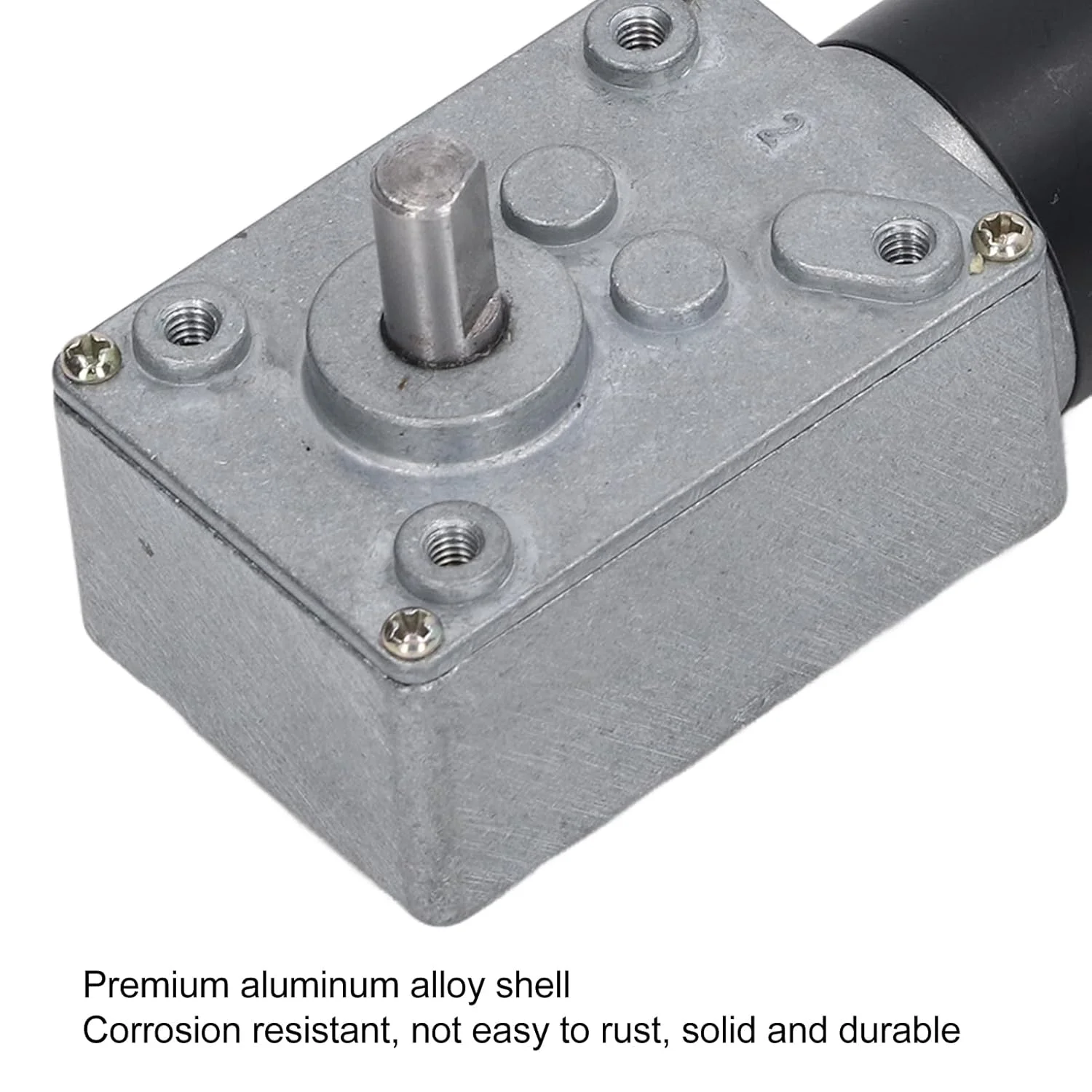 موتور گیربکس DC، کم صدا و کم حرارت، تک شفت CW CCW، موتور کاهنده برای دستگاه شمارش چاپگر، ولتاژ نامی 24 ولت، آلیاژ آلومینیوم و جنس برنج (5 دور در دقیقه)