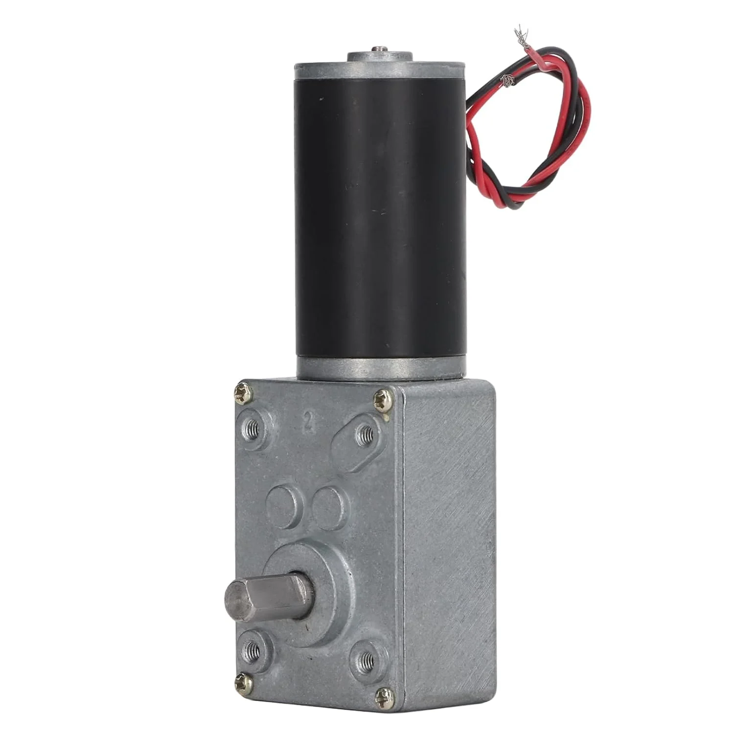 موتور گیربکس DC 24V تک شفت با قابلیت چرخش CW/CCW برای دستگاه چاپگر و دستگاه شمارش، موتور دنده ای، موتور الکتریکی (5 دور در دقیقه)