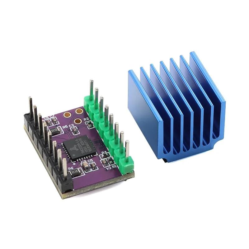دو عدد برد بنفش ماژول TMC2209 درایور موتور پله ای بی صدا برای پرینتر سه بعدی - سازگار با Smoothieboard دو عدد برد بنفش ماژول TMC2209 درایور موتور پله ای بی صدا برای پرینتر سه بعدی - سازگار با Smoothieboard