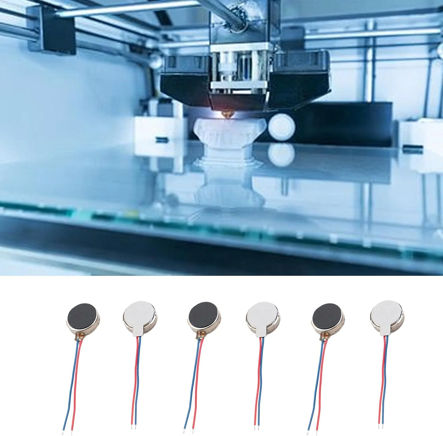موتور ویبره سکه ای تخت 1027 مناسب تلفن همراه، پیجر، پرینتر سه بعدی DC3V، موتور ویبره 11000 دور در دقیقه موتور ویبره سکه ای تخت 1027 مناسب تلفن همراه، پیجر، پرینتر سه بعدی DC3V، موتور ویبره 11000 دور در دقیقه