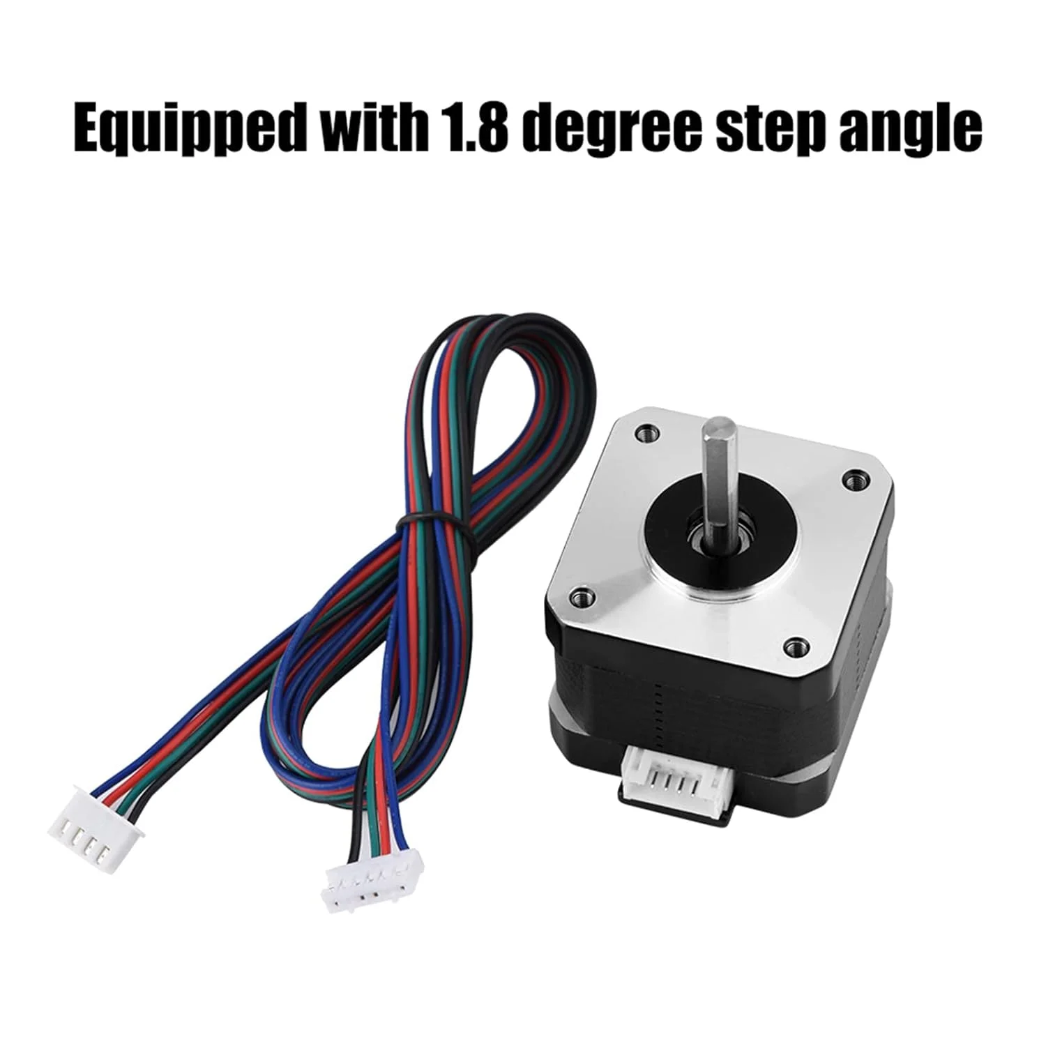 موتور پله ای پرینتر سه بعدی، 12-4 ولت 1.3 آمپر 0.30 نیوتن متر موتور پله ای 42 برای پرینتر سه بعدی، 65x42x42 میلی متر