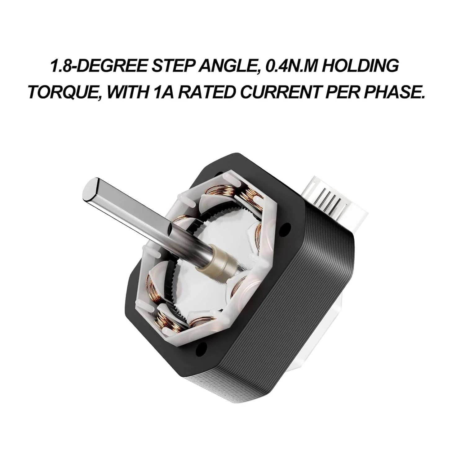 موتور پله ای پرینتر سه بعدی FDM مدل 42-40، دو فاز 1 آمپر 1.8 درجه 0.4 نیوتن متر، اکسترودر پرینتر سه بعدی، برای سری Creality Ender-3 و سری CR-10 محور E (42-40 (2 عدد)) موتور پله ای پرینتر سه بعدی FDM مدل 42-40، دو فاز 1 آمپر 1.8 درجه 0.4 نیوتن متر، اکسترودر پرینتر سه بعدی، برای سری Creality Ender-3 و سری CR-10 محور E (42-40 (2 عدد))