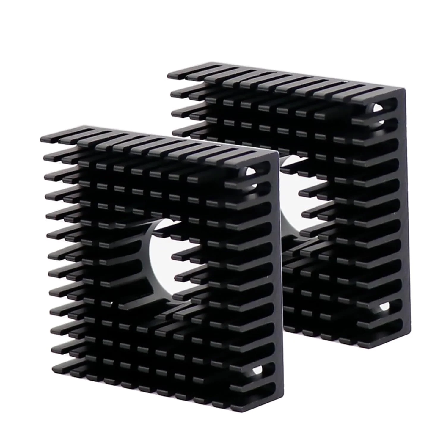 1 عدد هیت سینک آلومینیومی موتور پرینتر سه بعدی رادیاتور مشکی 40x40x10 میلی متر برای موتور پله ای 42 هیت سینک اکسترودر MK7/MK8