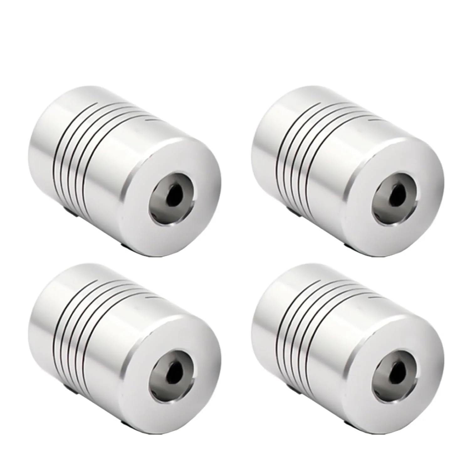 اتصالات انعطاف پذیر پرینتر سه بعدی / کوپلینگ شفت 5 * 5 * 25/5 * 8 * 25 شفت انعطاف پذیر آلومینیومی برای موتور پیچ T8 (8x10) اتصالات انعطاف پذیر پرینتر سه بعدی / کوپلینگ شفت 5 * 5 * 25/5 * 8 * 25 شفت انعطاف پذیر آلومینیومی برای موتور پیچ T8 (8x10)