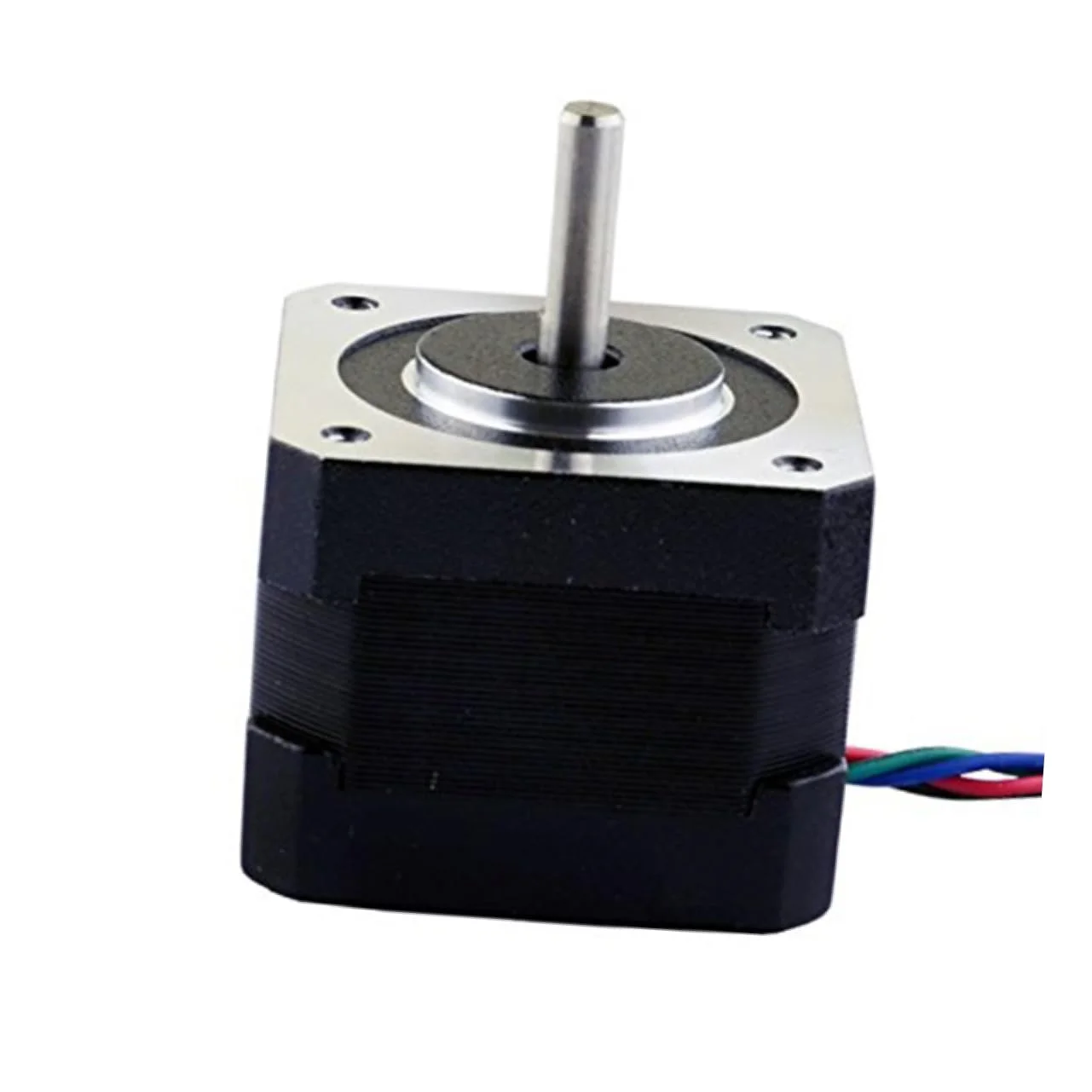 موتور پله ای CNC پرینتر سه بعدی Veemoon، مدل Nema17 17hs13-0404s، زاویه 1.8 درجه، 26ncm، 12 ولت، 0.4 آمپر