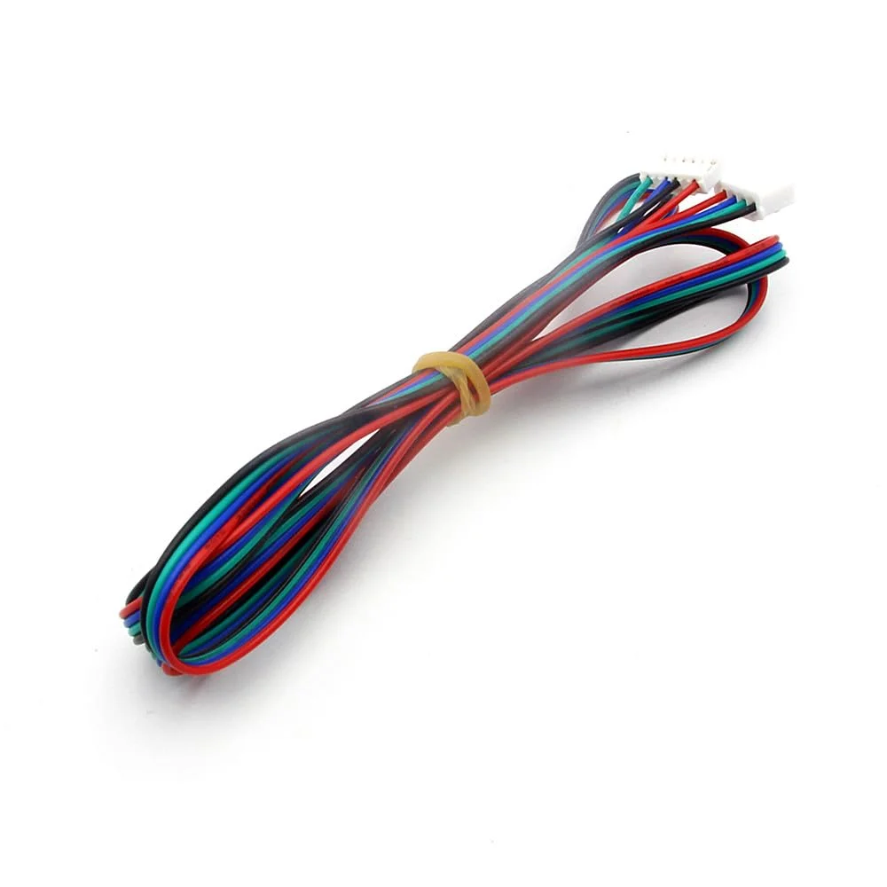 سیم / کابل اتصال موتور پرینتر سه بعدی برای خط Dupont XH2.54 4 پین به PH2.0 6 پین CNC برای کابل موتور پله ای Nema 42 - (قطر شفت: طول 300 سانتی متر 1 عدد)