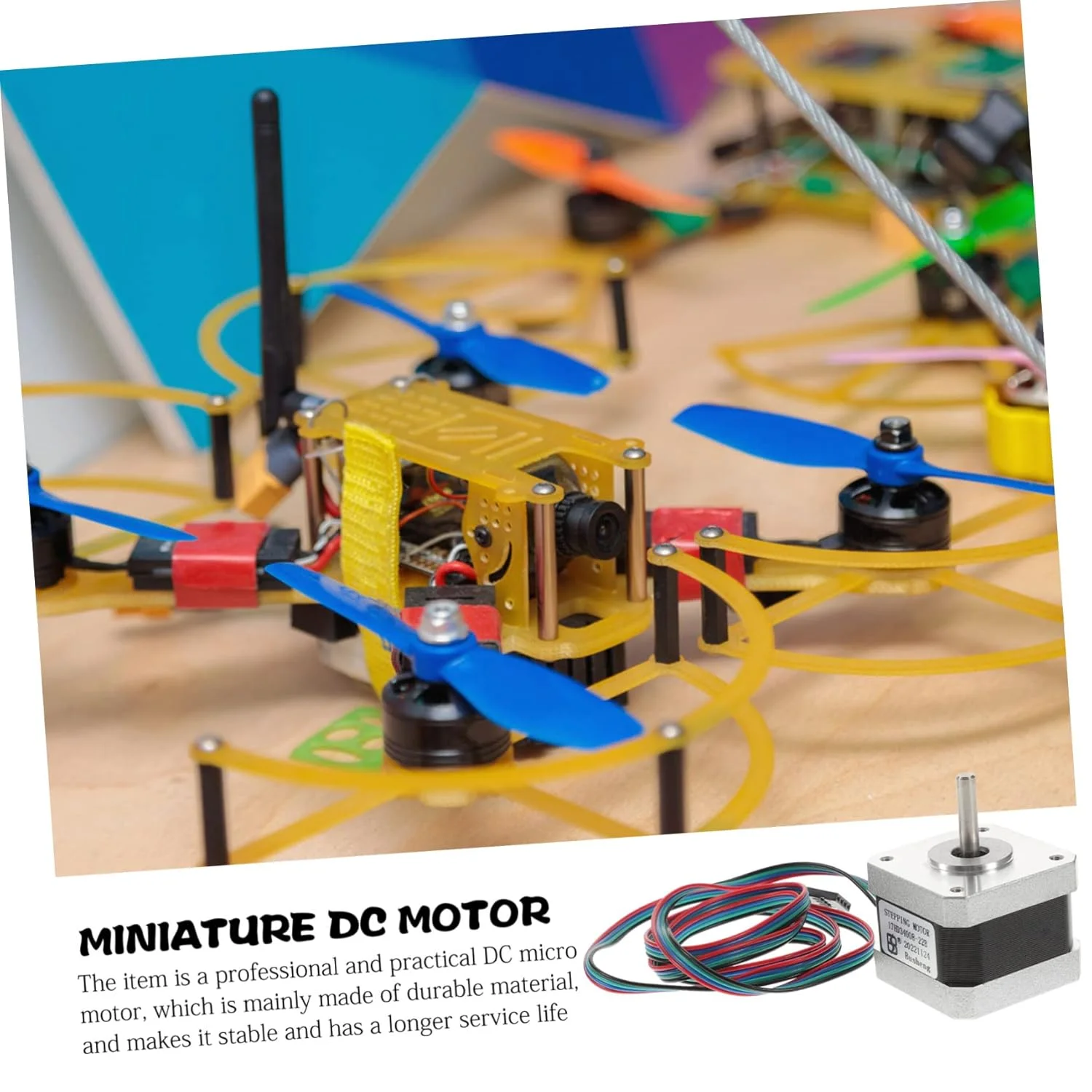 موتور پله ای POPETPOP، موتور الکتریکی کوچک برای پرینترها و دستگاه های آبنبات، عملکرد بالا، نصب آسان، موتور دنده ای قابل اعتماد موتور پله ای POPETPOP، موتور الکتریکی کوچک برای پرینترها و دستگاه های آبنبات، عملکرد بالا، نصب آسان، موتور دنده ای قابل اعتماد