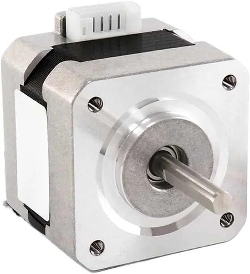 موتور پله ای Nema17، 12 ولت، 2 فاز، 4 سیم، 0.4 آمپر، 28N.CM، موتور پله ای دستگاه چاپگر سه بعدی 17HS3430 (1 عدد 17HS3430)