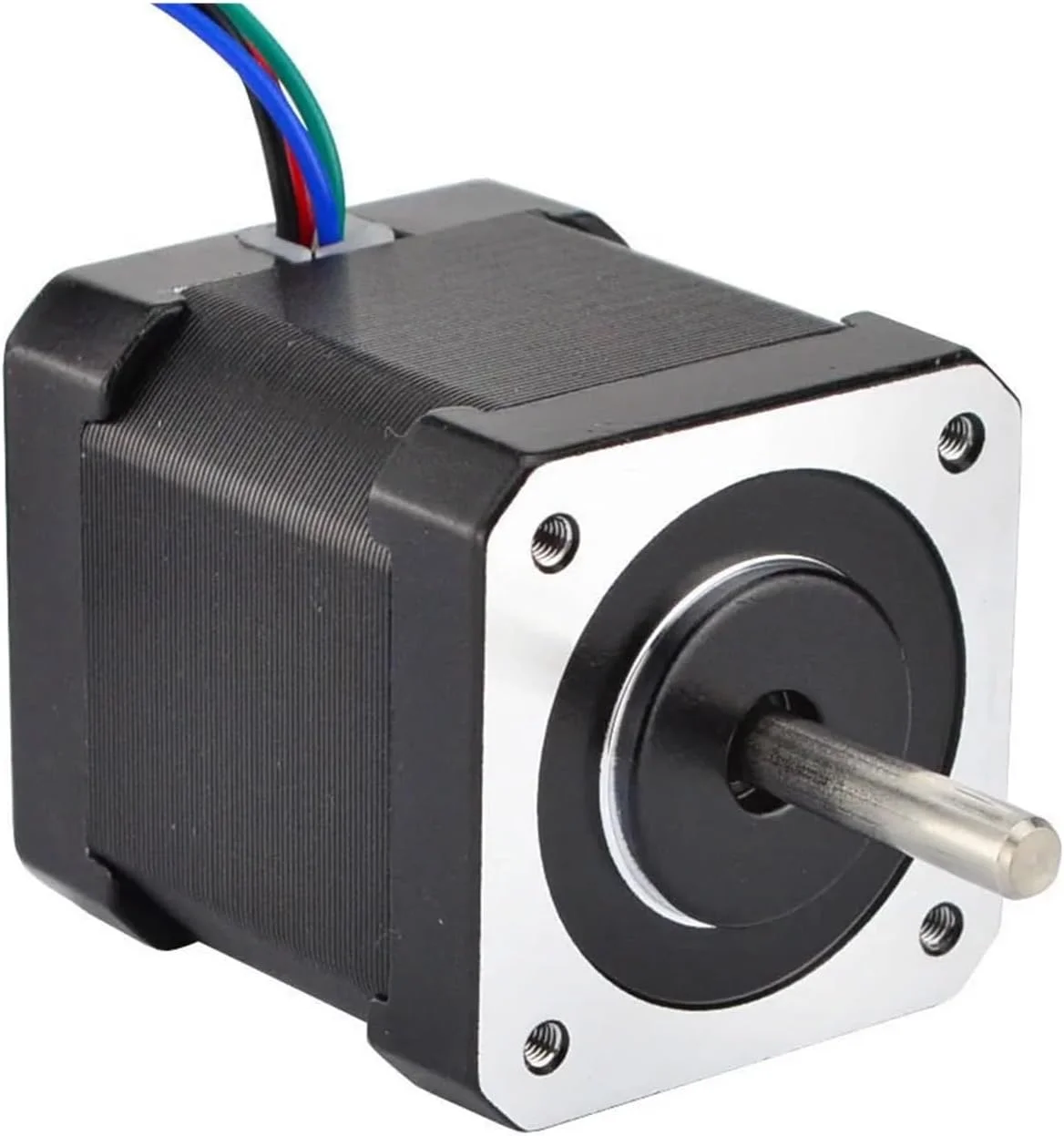 موتور پله ای Nema 17، 48 میلی متر، 59Ncm، موتور 42، موتور پله ای Nema17، 2 آمپر، کابل 1 متری 4 سیم برای پرینتر سه بعدی DIY CNC (تعداد 1 عدد 17HS19-2004S1)