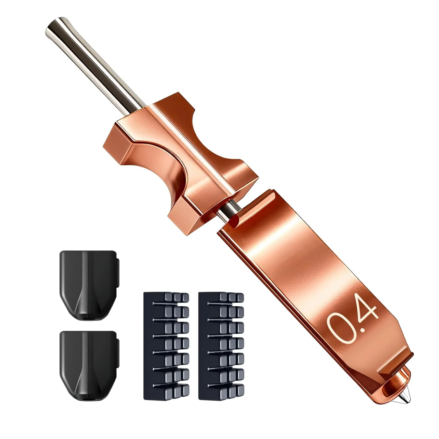 کیت هات‌اند 0.4 میلی‌متری ارتقا یافته جدید برای نازل Flashforge AD5X، کیت نازل تمام فلزی با قابلیت جدا شدن سریع 3 ثانیه‌ای، نازل فولادی سخت شده مقاوم در برابر سایش HTR 550 درجه سانتیگراد، جریان بالا 32 میلی‌متر مکعب بر ثانیه، قطعات AD5X با سرعت بالا 600 میلی‌متر بر ثانیه