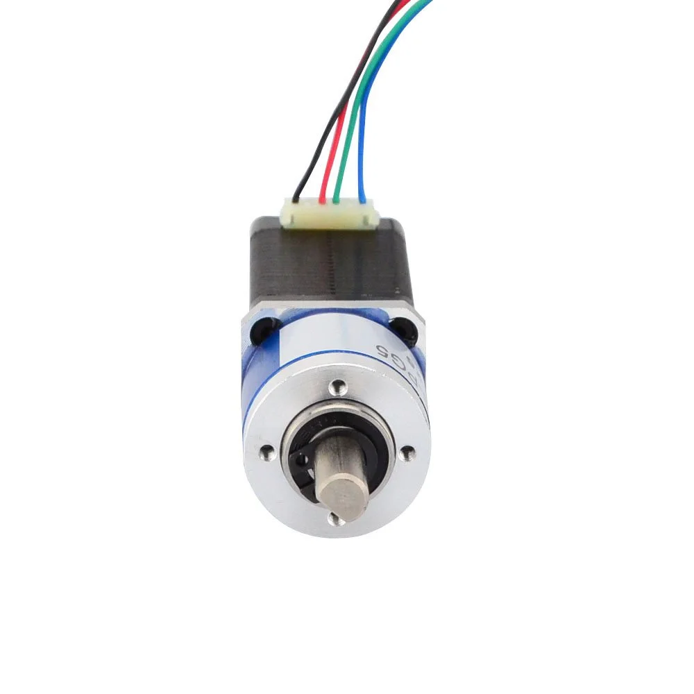 موتور پله ای Nema 8 با گیربکس سیاره ای 5:1، جریان 0.6 آمپر، اندازه کوچک، گشتاور بالا موتور پله ای Nema 8 با گیربکس سیاره ای 5:1، جریان 0.6 آمپر، اندازه کوچک، گشتاور بالا