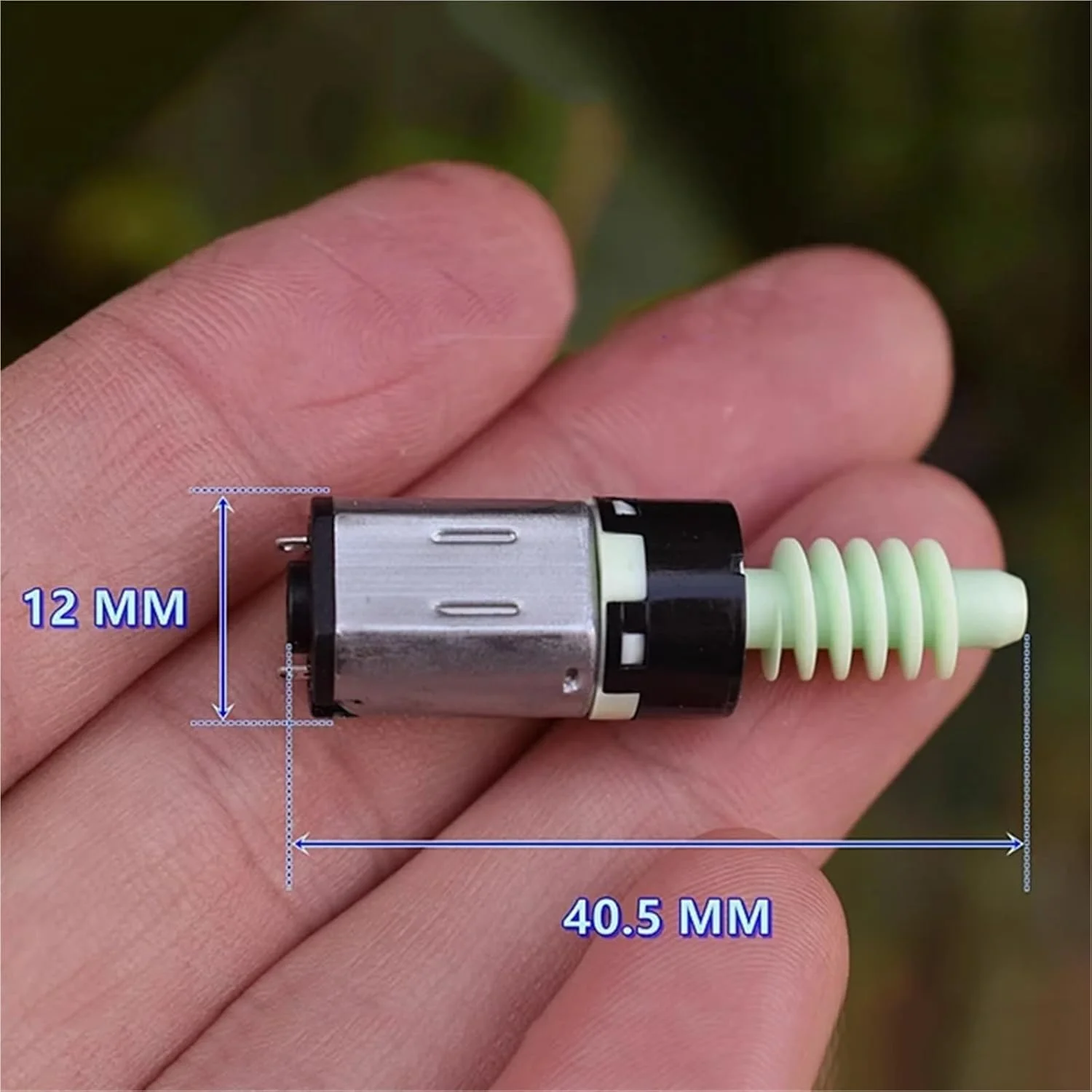 موتور دنده سیاره ای مینی N20 شفت حلزونی DC 3V 5V 6V 130RPM گیربکس کاهنده 12 میلی متری 1 عدد