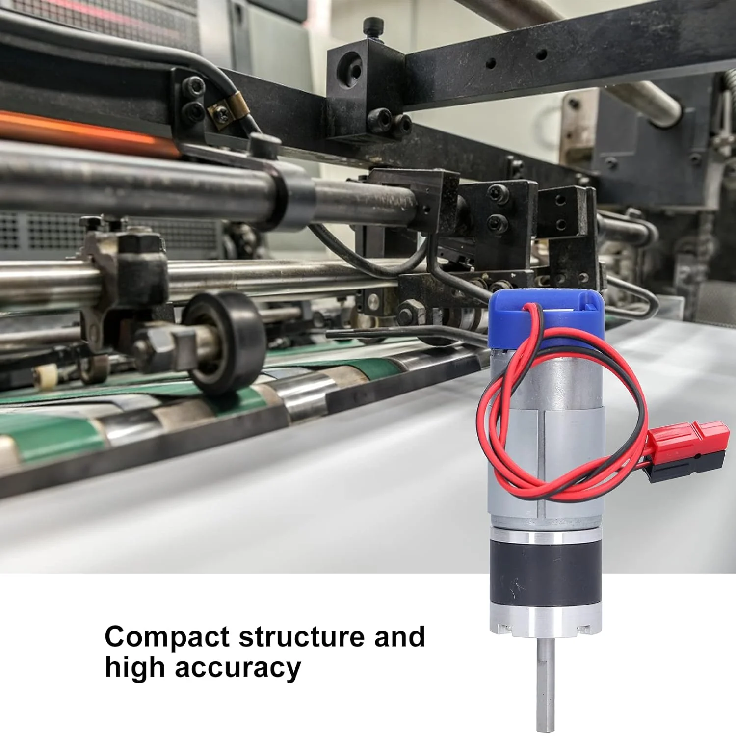 موتور گیربکس سیاره ای 5202 0002 0019، کاهنده سیاره ای میکرو، دقت بالا، پایدار و بادوام، موتور RS 555، نسبت دنده 19.2:1، مناسب برای رباتیک، ماشین کنترلی و پرینترهای سه بعدی