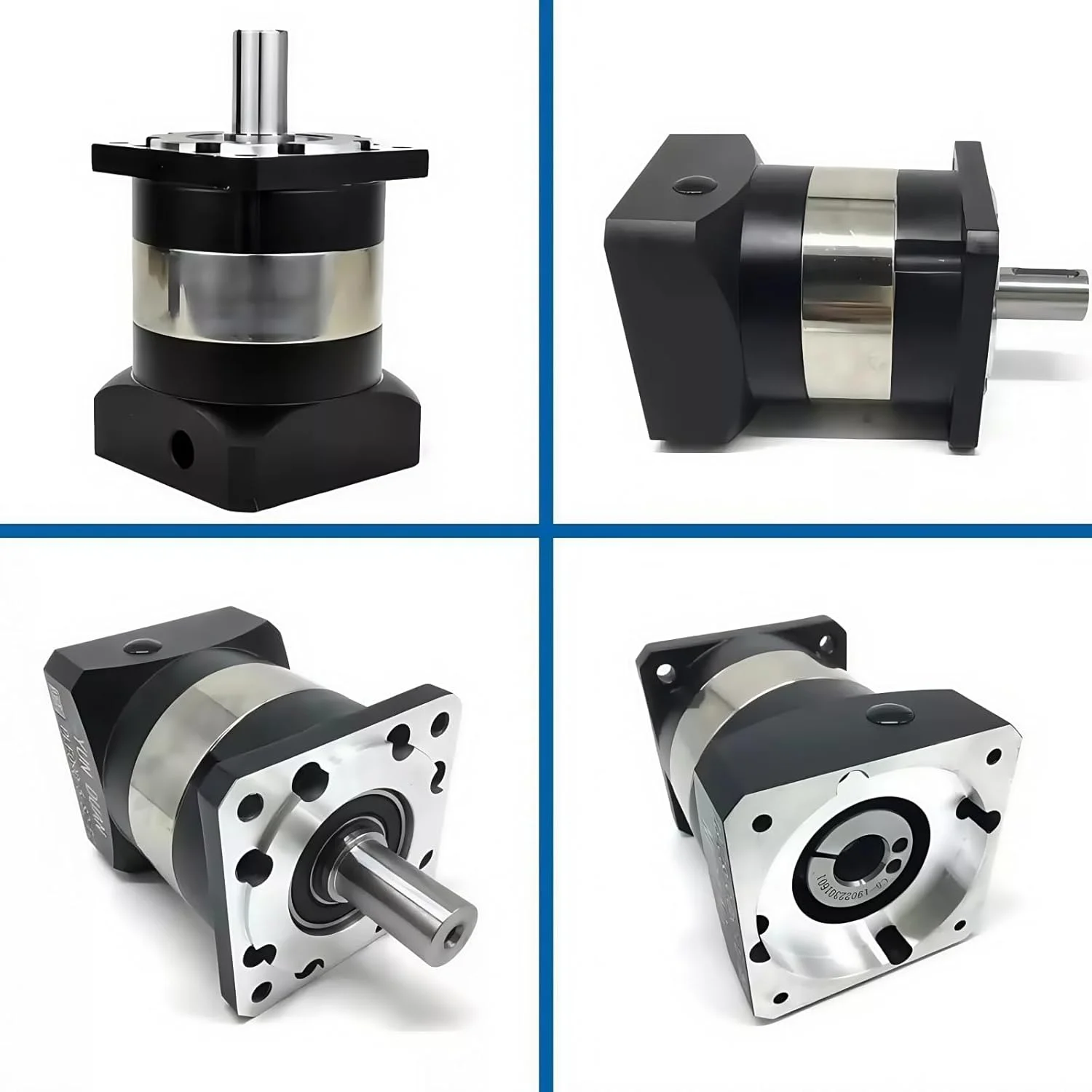 گیربکس سیاره ای کاهنده سرعت با نسبت 10:1 و لقی 7 دقیقه قوسی برای شفت 14 میلی متری / 12.7 میلی متری موتور پله ای 86 میلی متری Nema34، گیربکس سیاره ای 3500 دور در دقیقه