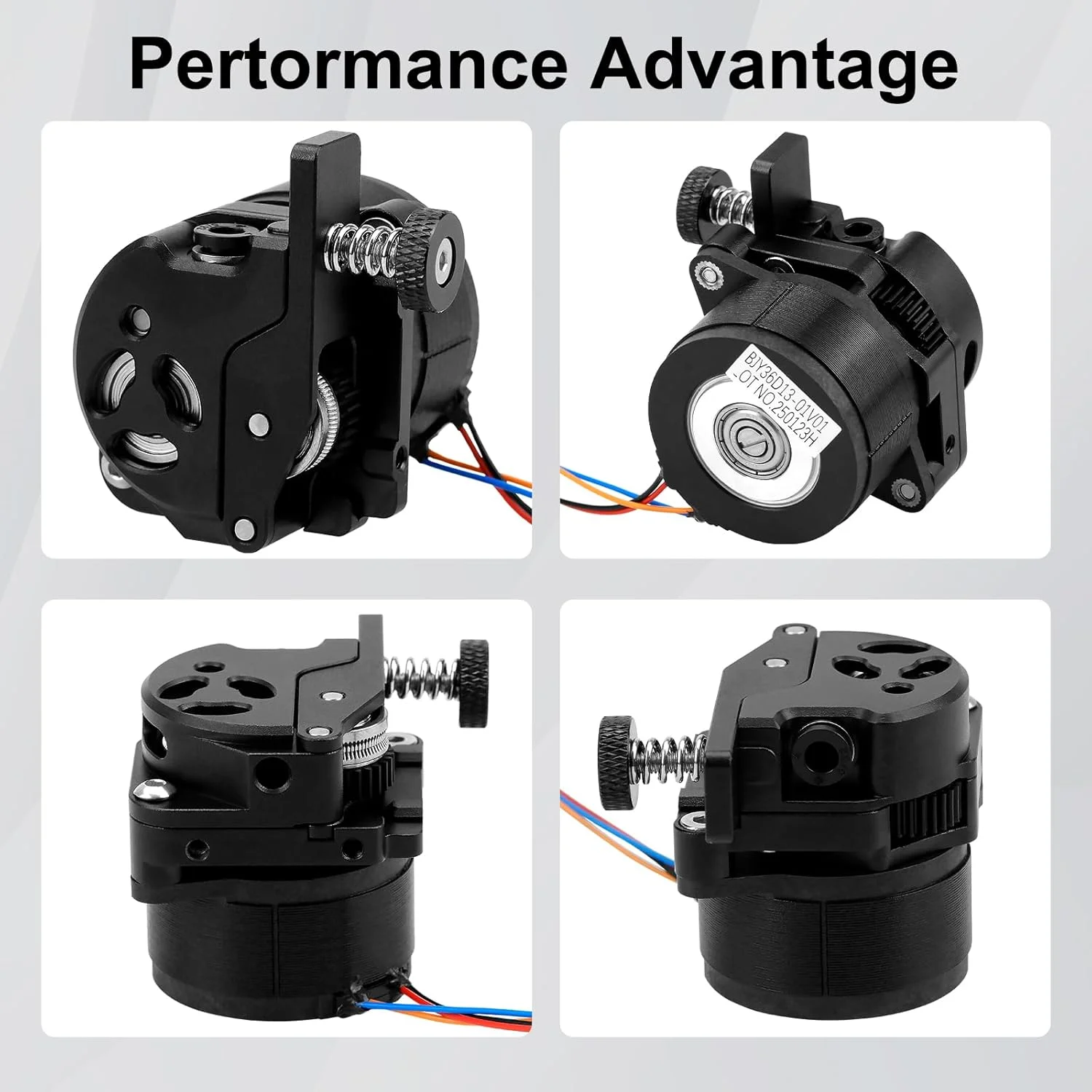 اکسترودر ارتقا یافته K1 Max، اکسترودر سری K1 با طراحی چرخ دنده دوگانه، تغذیه روان و دقیق را فراهم می کند، سازگار با پرینتر سه بعدی K1/ K1 Max/ K1C (اکسترودر با موتور)