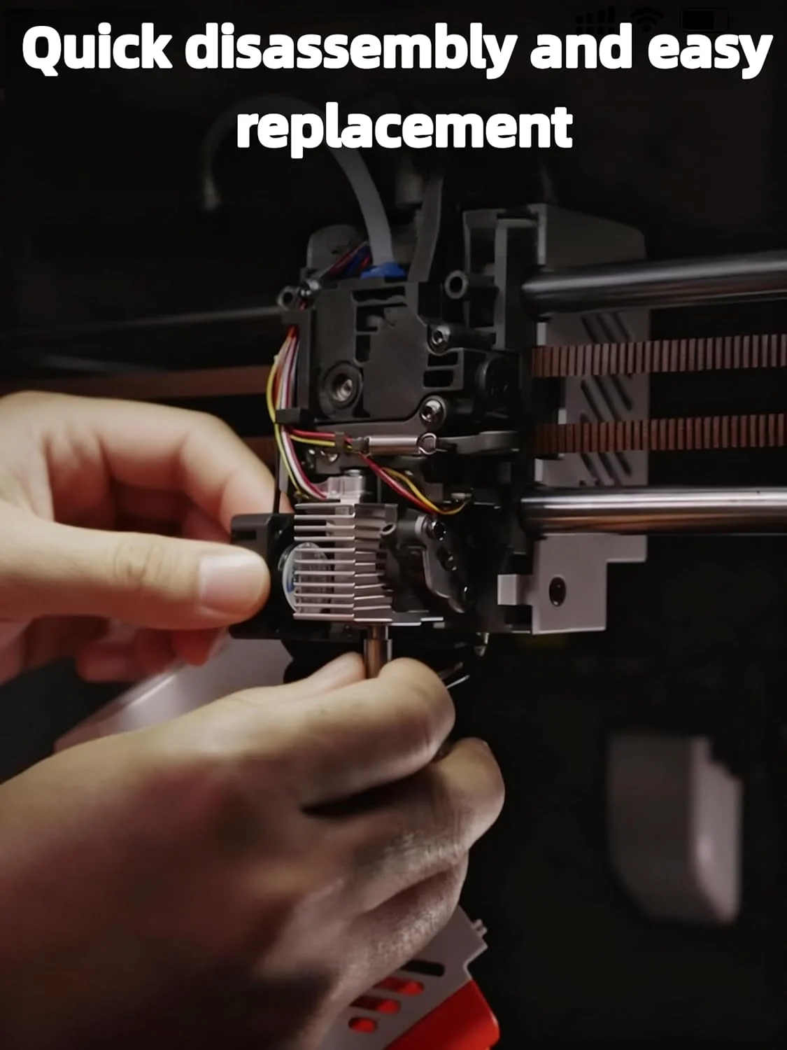 ارتقاء هات‌اند 0.6 میلی‌متری برای Anycubic Kobra S1C، کیت کامل دمای بالا 300 درجه سانتیگراد با نازل‌های برنجی و جوراب سیلیکونی، سازگار با فیلامنت‌های PLA، PETG، ABS، TPU