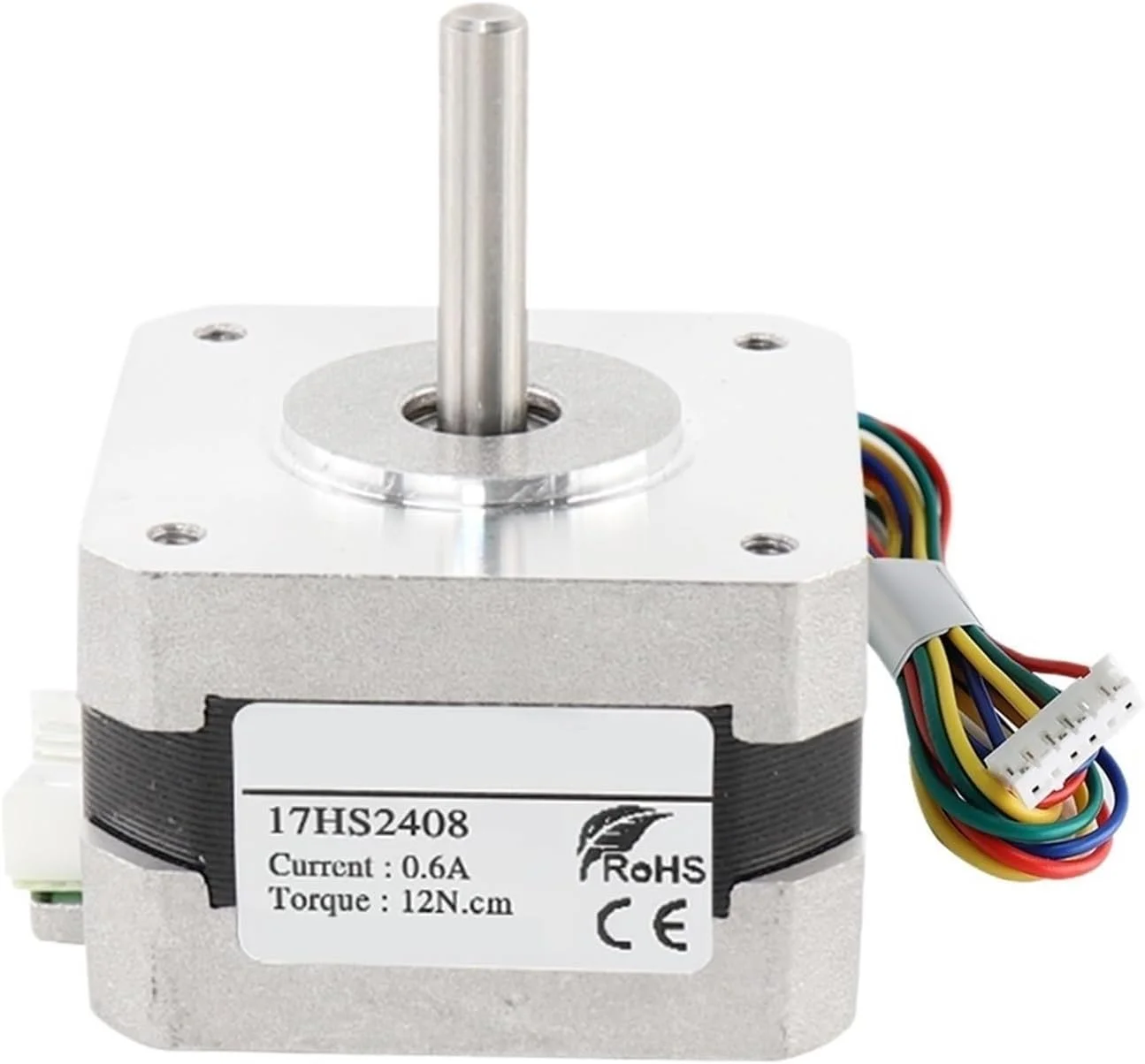 یک عدد موتور پله ای 42 فاز 4 سیم 17 با زاویه 1.8 درجه مدل 17HS2408 42BYGH28 0.6A 12N.m برای پرینتر سه بعدی