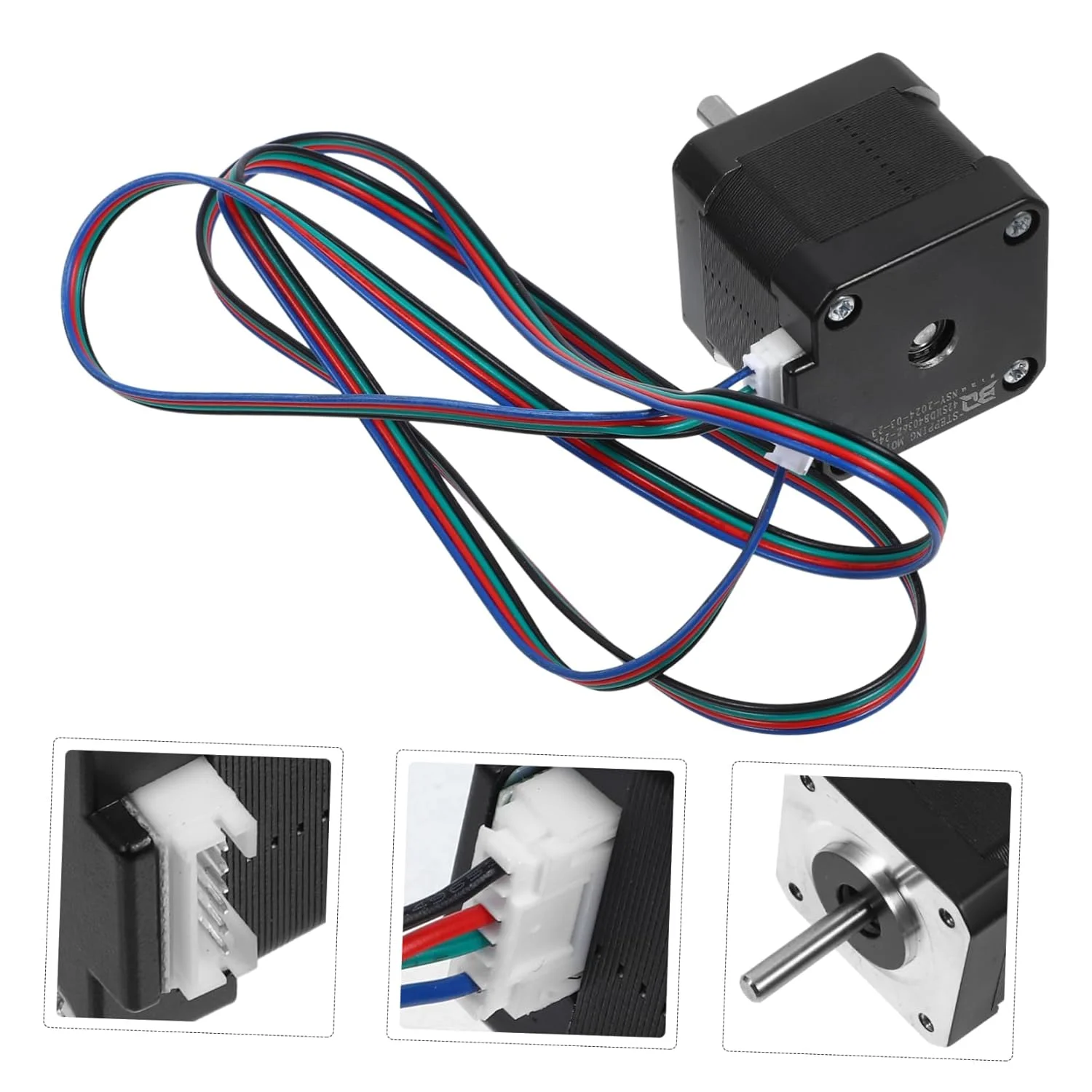 موتور الکتریکی ژنراتور فاز کوچک PartyKindom، موتور پله ای کوچک برای پرینترها، جمع و جور، گشتاور بالا برای فضاهای کنترل دقیق