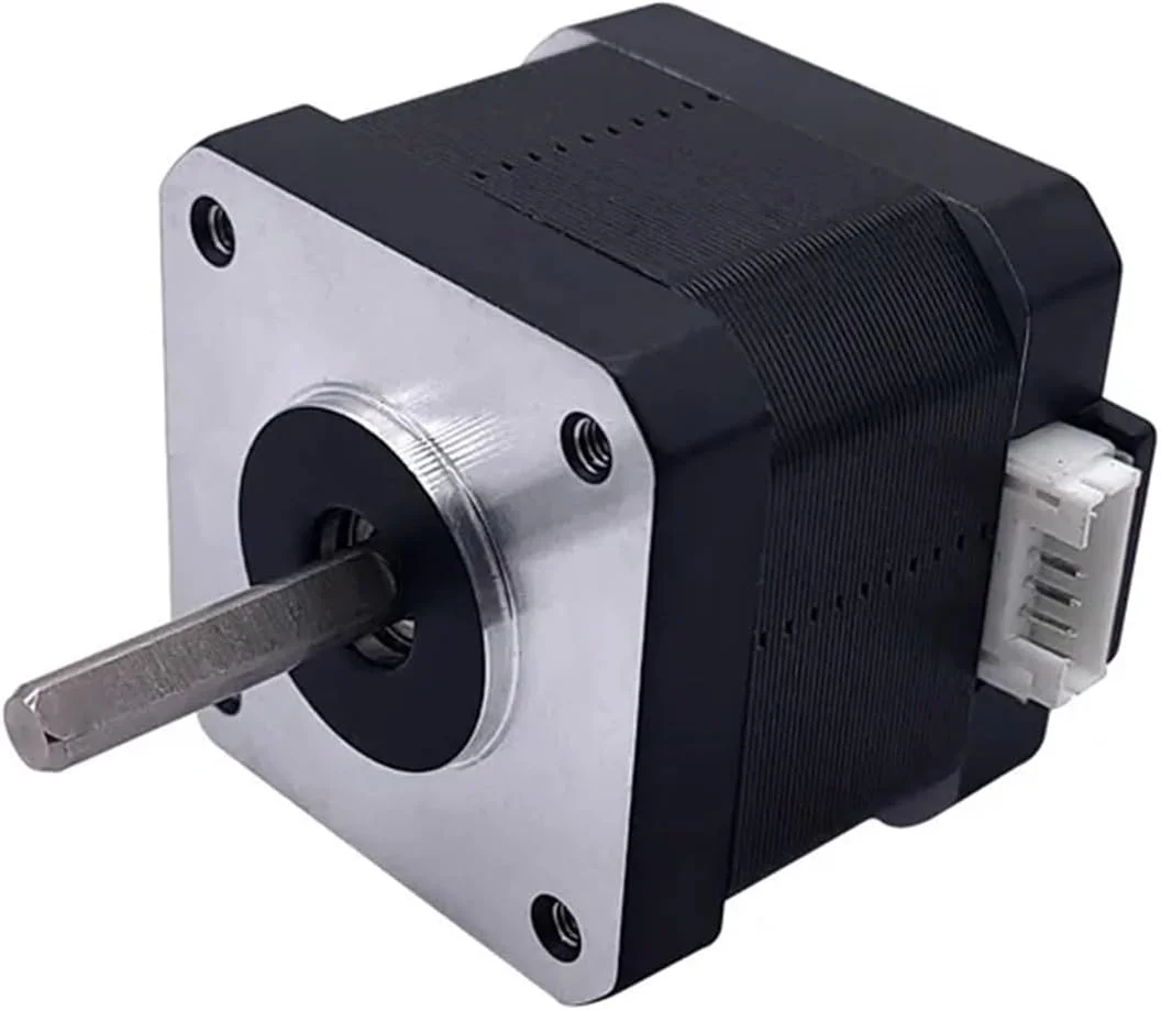 موتور پله ای Nema 17، موتور 42 با ارتفاع 38 میلی متر برای چاپگر سه بعدی، قطعات جایگزین شفت D شکل 1.2 آمپر