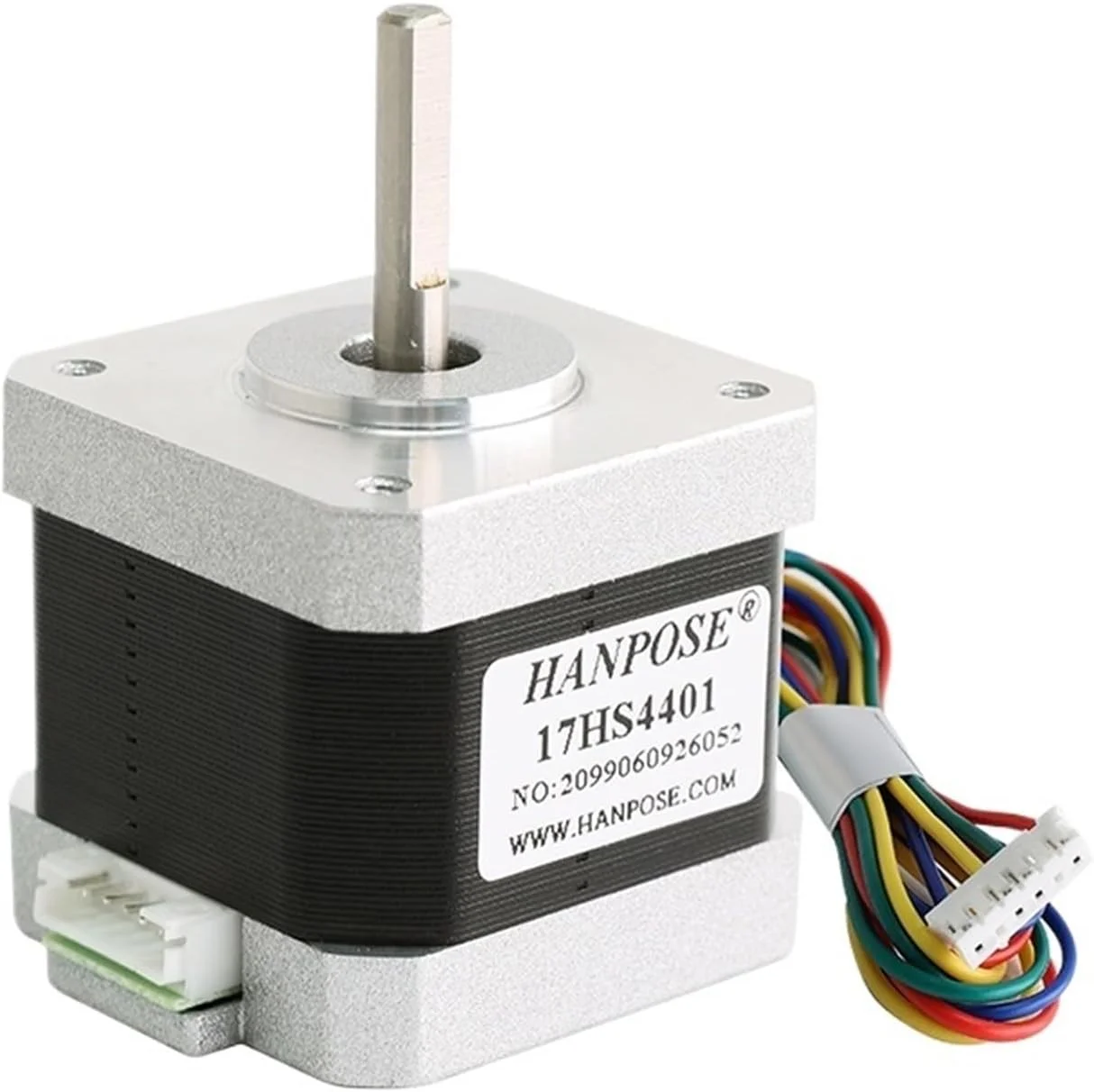 موتور پله‌ای غیر اسیر Nema17 با ارتفاع 40 میلی‌متر، 4 سیم، موتور 42، موتور 17، 1.5 آمپر، 40N.CM مدل 17HS4401 برای موتور پرینتر سه بعدی (1 عدد 17HS4401)
