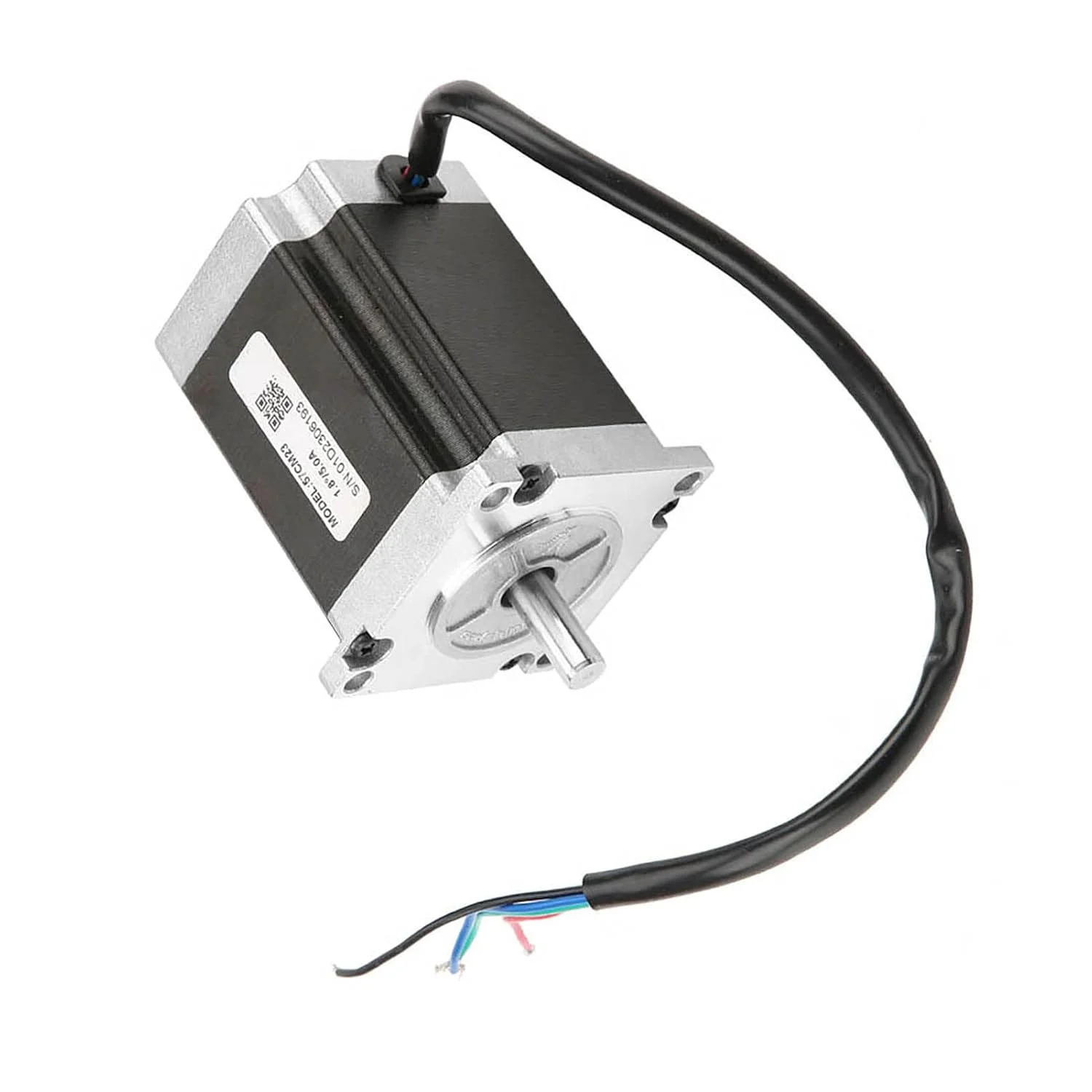 موتور پلهای NEMA23 دو قطبی 5 آمپر 2.1 نیوتنمتر با شفت 8 میلیمتری / طول 76 میلیمتری برای اکسترودر پرینتر سه بعدی و CNC روتر موتور پلهای NEMA23 دو قطبی 5 آمپر 2.1 نیوتنمتر با شفت 8 میلیمتری / طول 76 میلیمتری برای اکسترودر پرینتر سه بعدی و CNC روتر