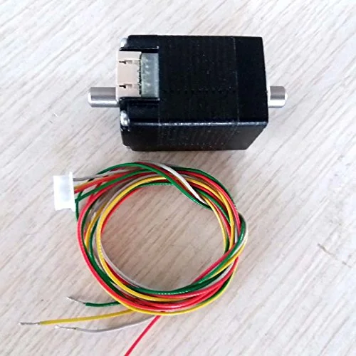 موتور پله‌ای Nema 8 با شفت توخالی 0.6 آمپر 30 میلی‌متری برای دستگاه فرز، برش CNC، حکاکی و چاپ سه بعدی
