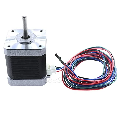 موتور پله ای 42 میلی متری Nema17 مدل JK42HS48-1684 Nema 17 موتور 2 آمپر 4 سیم برای پرینتر سه بعدی