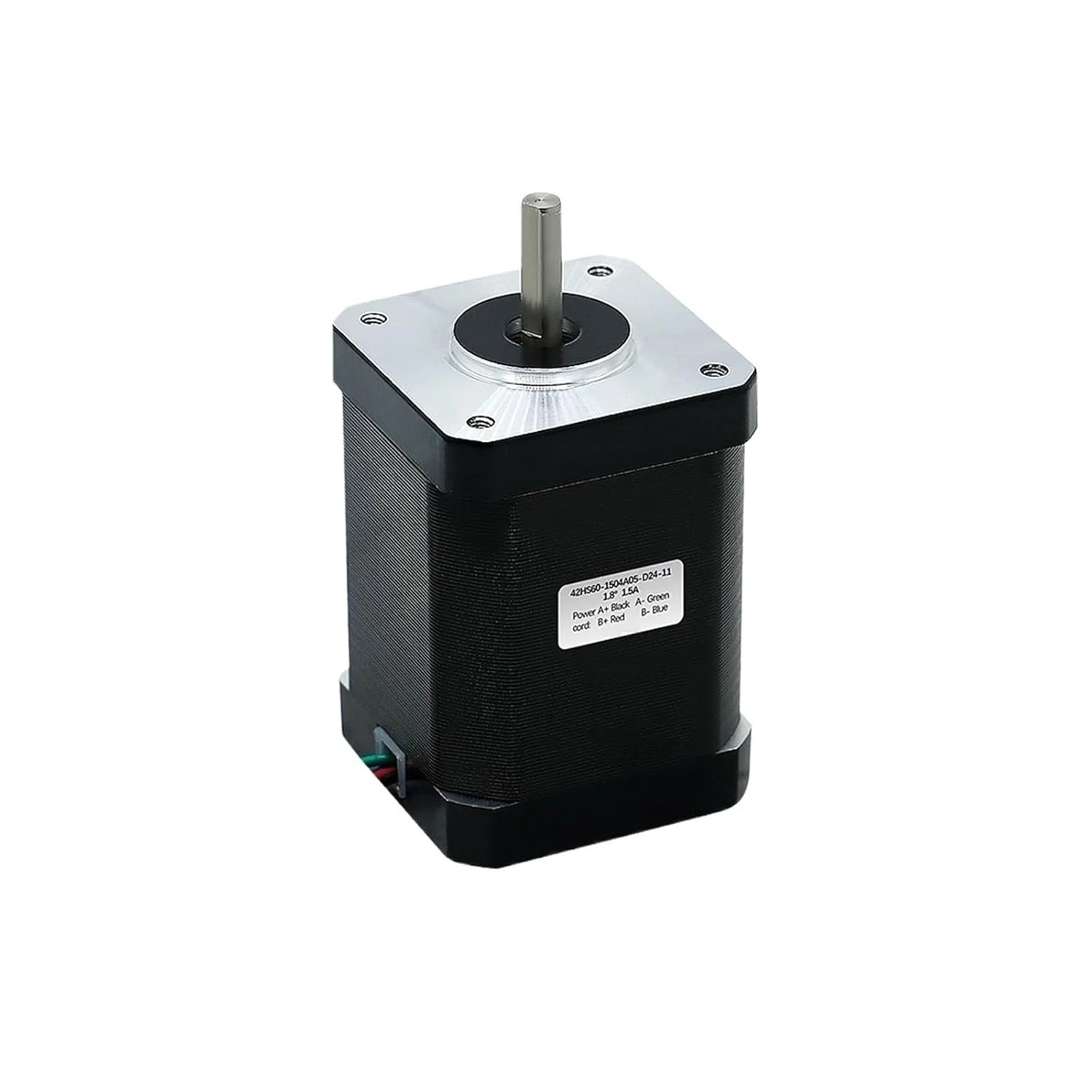 موتور پله ای Nema17 0.7Nm 42HS60 1.5A طول 60mm شفت 5mm 4 سیم برای CNC پرینتر سه بعدی حکاکی X.Y.Z