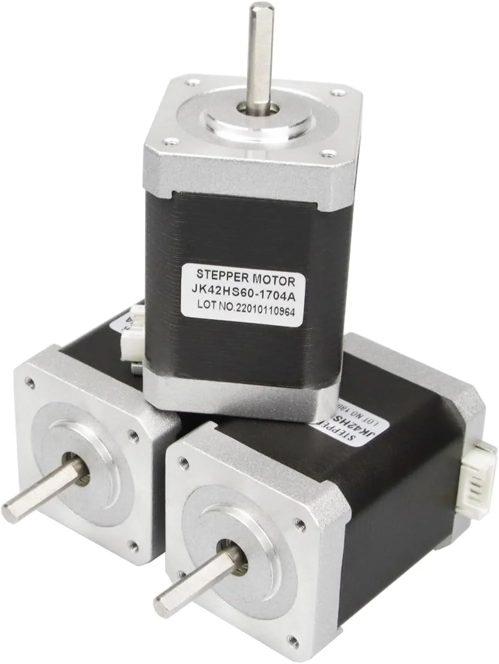 موتور پله ای Nema17 با زاویه گام 1.8 درجه، 1.2 آمپر، 1.7 آمپر، 60 میلی متر، 73N.cm، 4 سیم برای پرینتر سه بعدی CNC