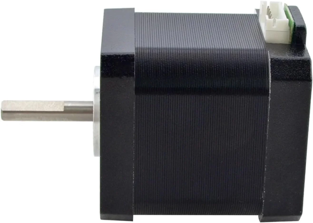 موتور پله ای Nema17 مدل 42BYGH با طول 48 میلی متر و جریان 2 آمپر، دارای 4 سیم مناسب برای موتور پرینتر سه بعدی