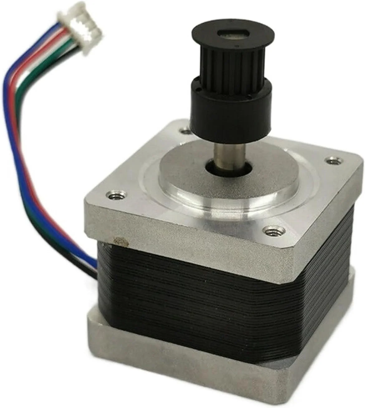 موتور پله ای NEMA14 سایز 35 میلی متر، 1.8 درجه، 2 فاز، 4 سیم، قرقره، 6.8 اهم، مناسب برای ربات و پرینتر سه بعدی