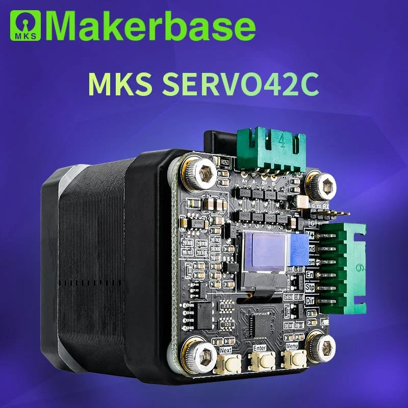 موتور MKS SERVO42C با پردازنده ARM 32 بیتی، موتور پلهای حلقه بسته STM32، کنترلر حلقه بسته Nema 17، قطعات پرینتر سه بعدی موتور MKS SERVO42C با پردازنده ARM 32 بیتی، موتور پلهای حلقه بسته STM32، کنترلر حلقه بسته Nema 17، قطعات پرینتر سه بعدی