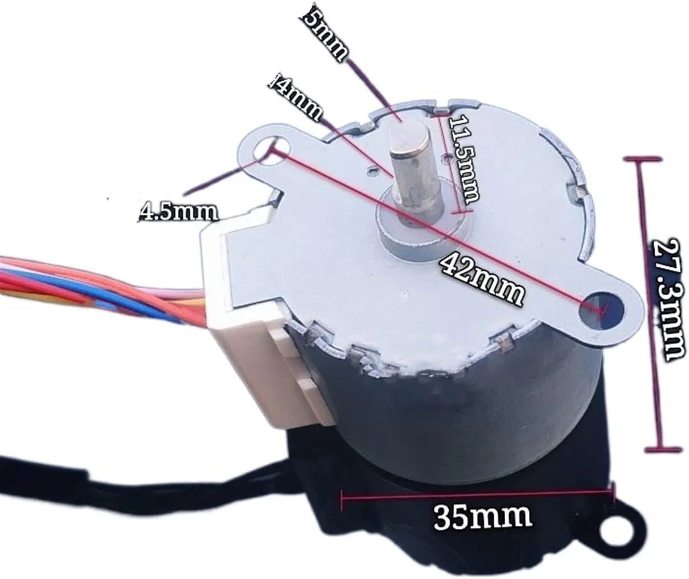 موتور تجهیزات اندازه گیری، موتور تشخیص پول، موتور تغذیه کاغذ، موتور مانیتورینگ، موتور ربات، موتور دست ساز DIY مدل 35PM412 موتور پله ای کاهنده DC 12V دو فاز 4 سیم موتور تجهیزات اندازه گیری، موتور تشخیص پول، موتور تغذیه کاغذ، موتور مانیتورینگ، موتور ربات، موتور دست ساز DIY مدل 35PM412 موتور پله ای کاهنده DC 12V دو فاز 4 سیم
