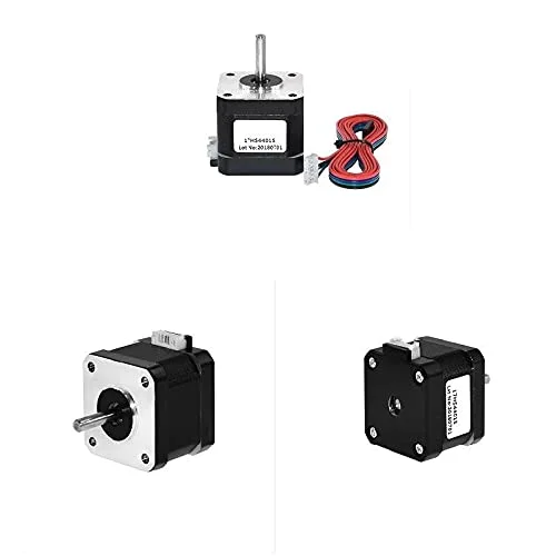 لوازم جانبی و قطعات پرینتر سه بعدی Lysee - یک عدد موتور پله ای 42 دو فاز 4 سیم برای پرینتر سه بعدی NK-Shopping - (رنگ: مشکی)