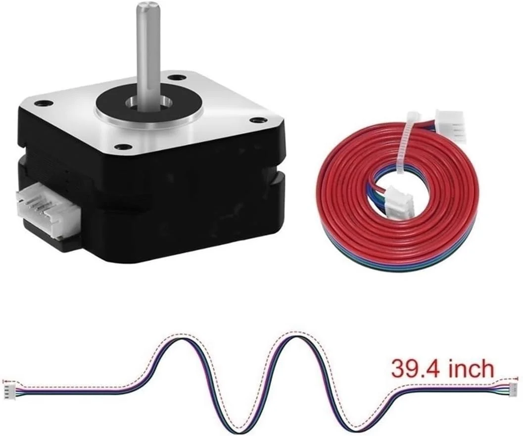 قطعات پرینتر سه بعدی موتور پله ای Nema17 مدل 17HS4023 1.0A 14N.cm