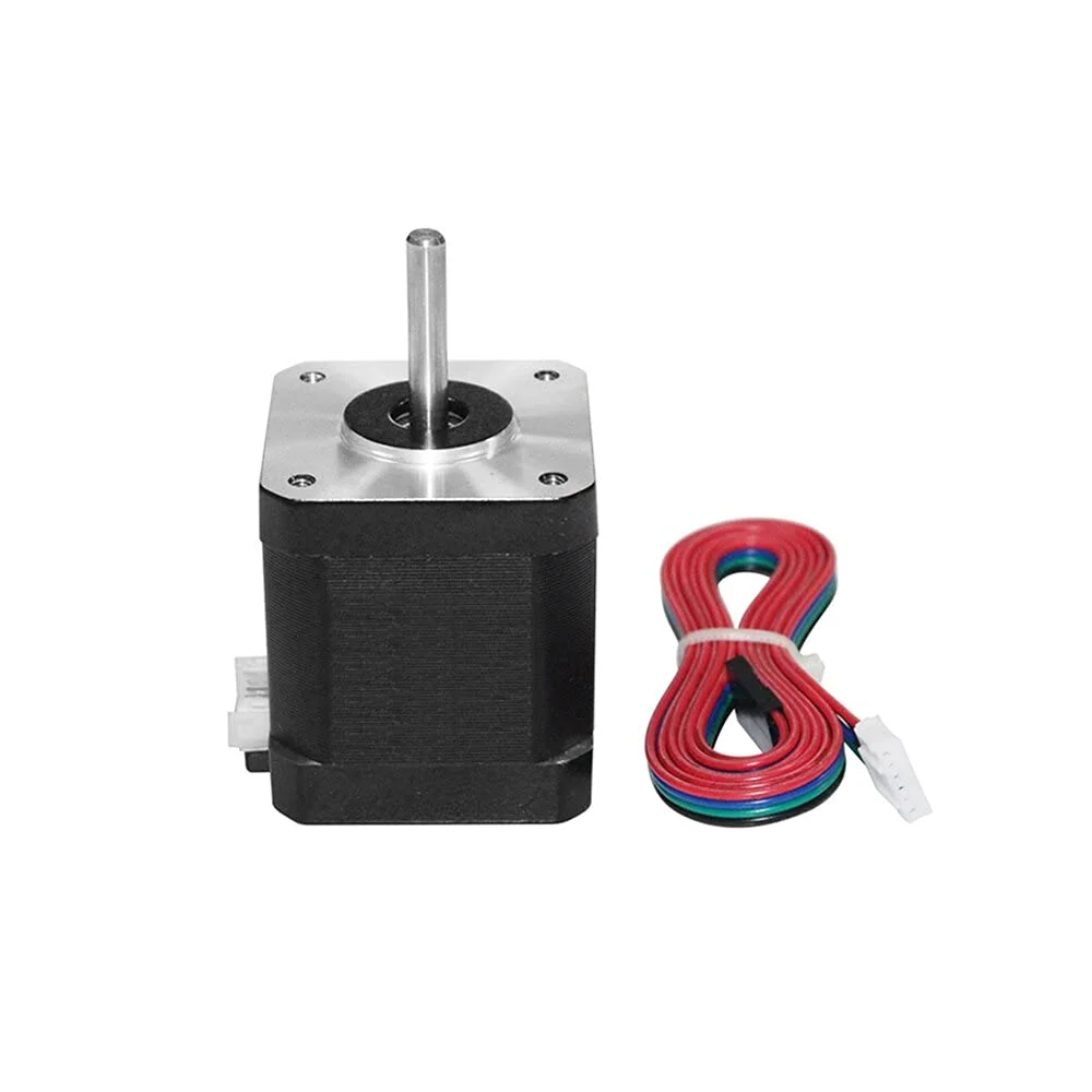 قطعات و لوازم جانبی پرینتر سه بعدی - قطعات پرینتر سه بعدی موتور پله ای 17HS8401S قطر هسته 5 میلی متر موتورهای پله ای با سیم سرب موتور 100 سانتی متری موتورهای پله ای فلزی