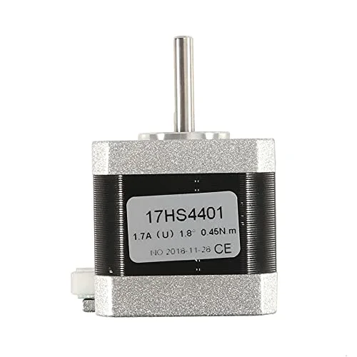 یک عدد موتور پله ای 4 سیمه سایز 17، موتور 42، موتور 17، 1.7 آمپر (17HS4401)، موتور پرینتر سه بعدی - (سایز: 17HS4401-Du-pont)