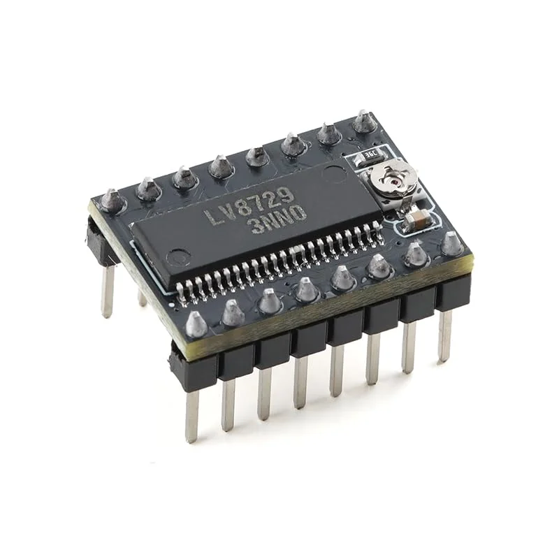 ماژول درایور موتور پله ای فوق العاده بی صدا LV8729 برای پرینترهای سه بعدی با هیت سینک