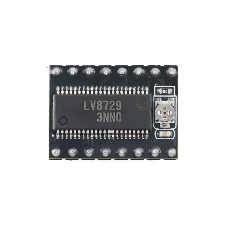 ماژول درایور موتور پله ای فوق العاده بی صدا LV8729 برای پرینترهای سه بعدی با هیت سینک