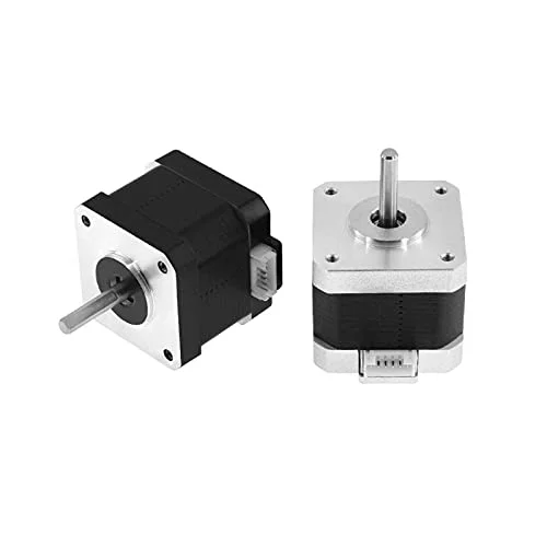 لوازم جانبی و قطعات پرینتر سه بعدی Lysee - موتور پله ای 17HS4401 با 4 سیم، 17 42BYGH 1.5A 40mm به همراه کابل 1 متری Du-pont برای CNC XYZ پرینتر سه بعدی C26 - (رنگ: مشکی)