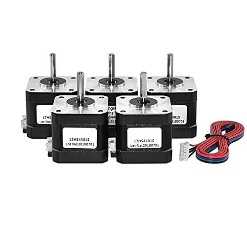 لوازم جانبی و قطعات پرینتر سه بعدی Lysee - یک عدد موتور پله ای 42 دو فاز 4 سیم برای پرینتر سه بعدی - (رنگ: مشکی)