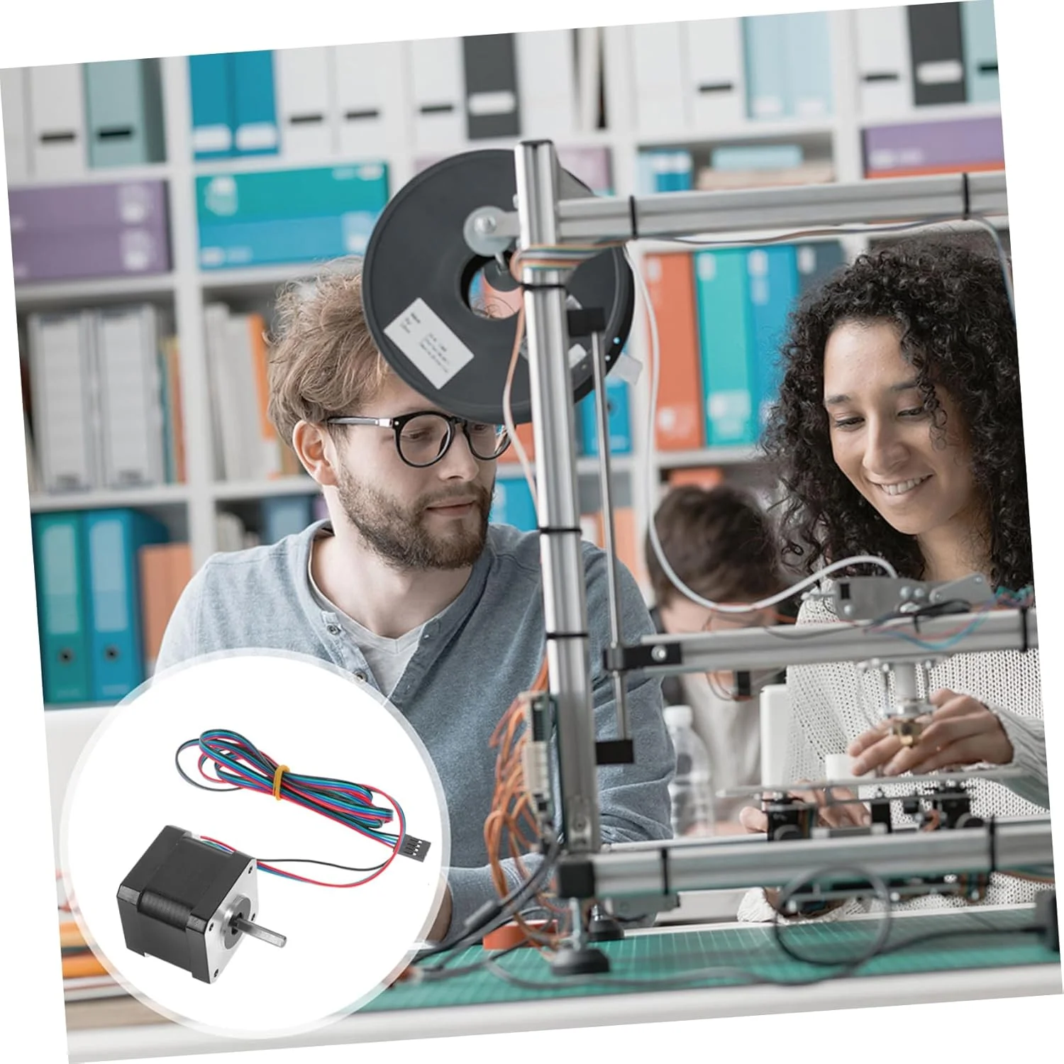 موتور بایپولار گشتاور بالا LIFKOME برای پرینترها و کاربردهای CNC با طراحی فشرده