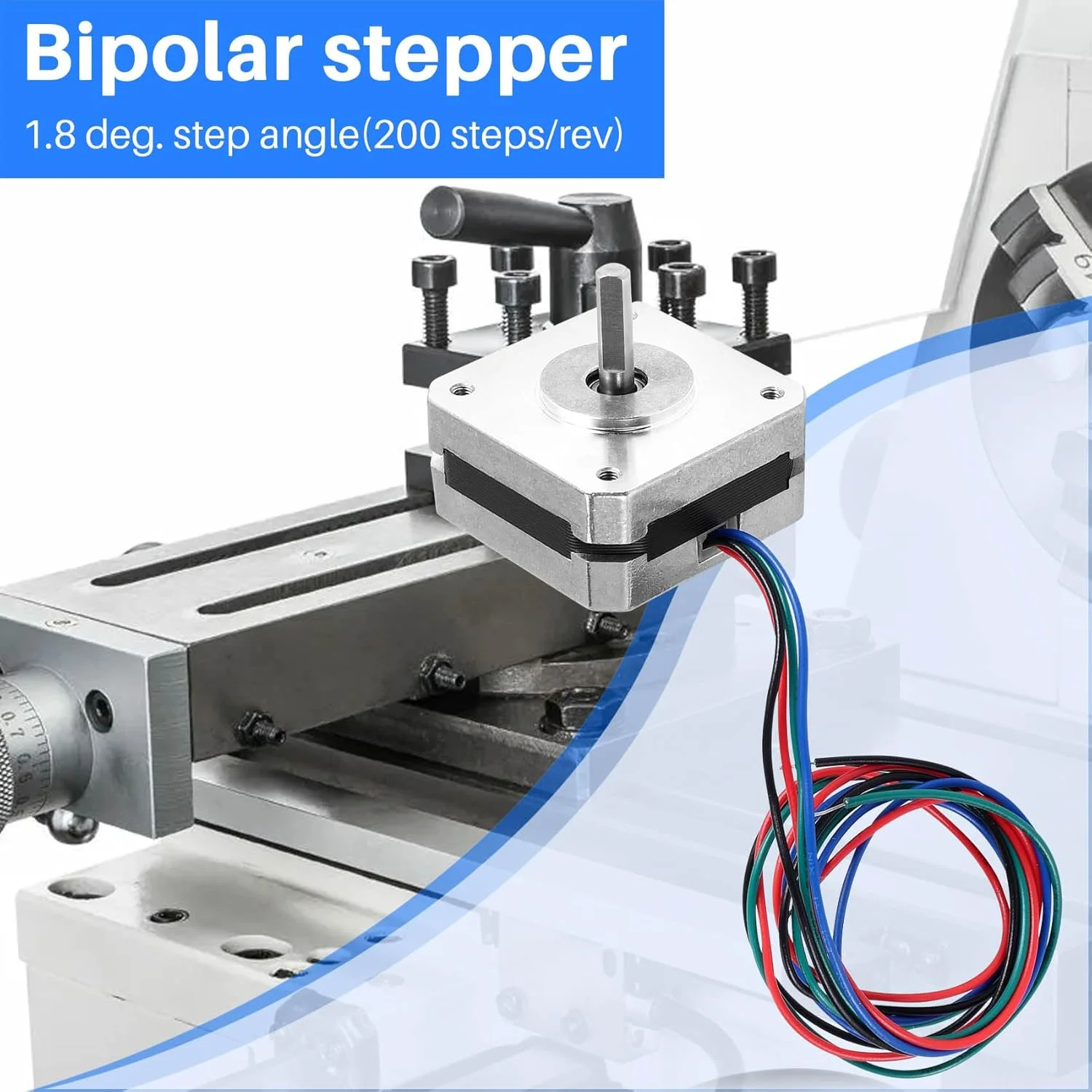 موتور پله ای 17HS08-1004S 4 سیم Nema 17، 20 میلی متر، 1 آمپر، 13Ncm (18.4oz.in)، موتور 42 Nema17 Stepper برای پرینتر سه بعدی DIY CNC موتور پله ای 17HS08-1004S 4 سیم Nema 17، 20 میلی متر، 1 آمپر، 13Ncm (18.4oz.in)، موتور 42 Nema17 Stepper برای پرینتر سه بعدی DIY CNC