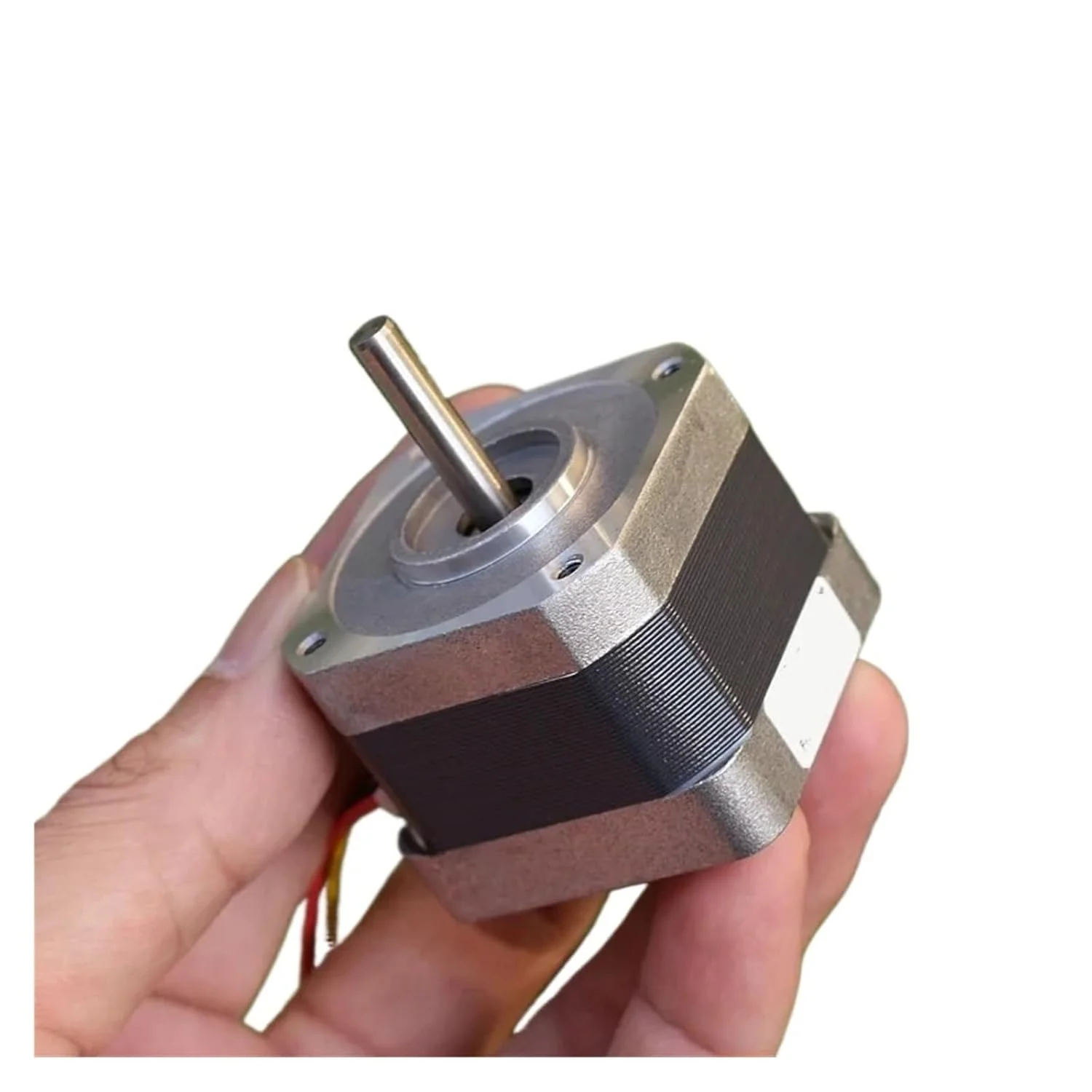 موتور پله ای 42 میلی متری Nema 17 با زاویه 1.8 درجه، 2 فاز، 4 سیم، شفت 5 میلی متری برای پرینتر سه بعدی و دستگاه CNC