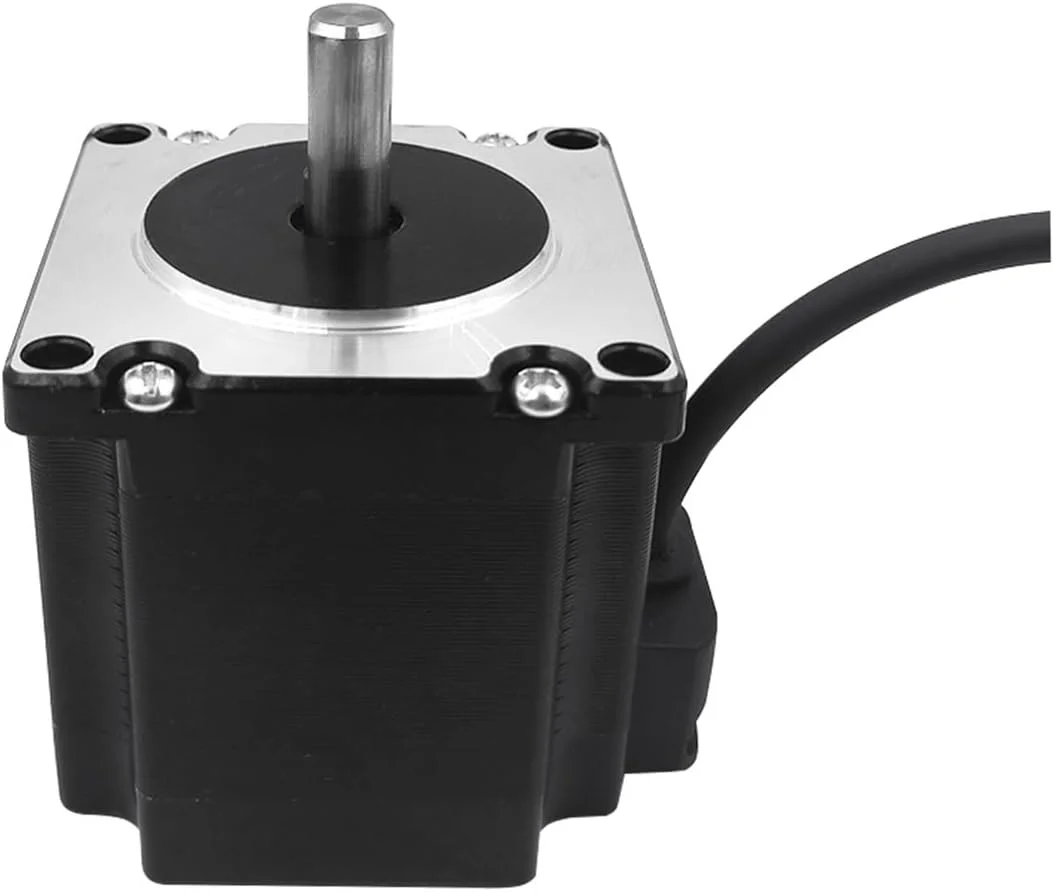 موتور پله ای Nema23 57HS56 دو فاز 4 سیم 1.0N.m 3A 56mm طول 8mm برای دستگاه های CNC و پرینتر سه بعدی (شفت دوگانه 8 میلی متری)