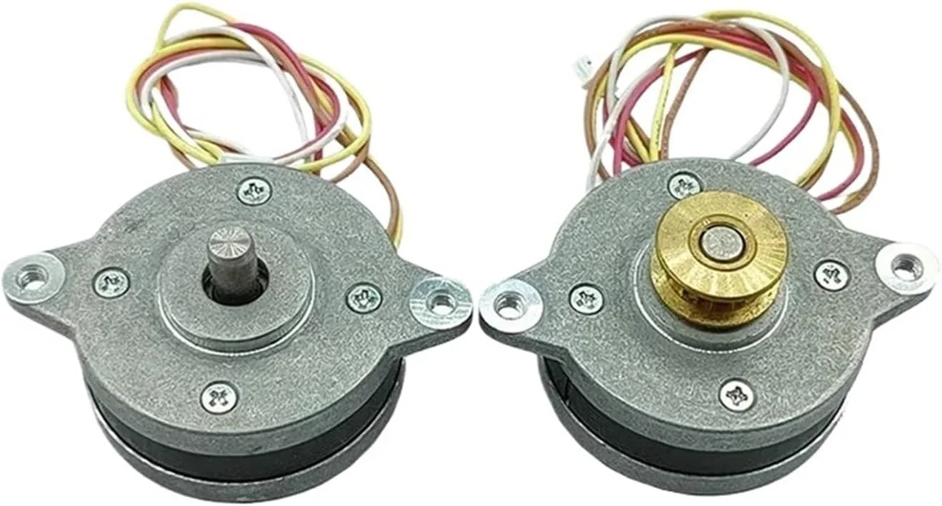 استارتر الکترونیکی پله ای نازک گرد 36 میلی متری 0.9 درجه، 2 فاز 4 سیم، شفت 5 میلی متری برای پرینتر سه بعدی، ربات CNC (مدل A)