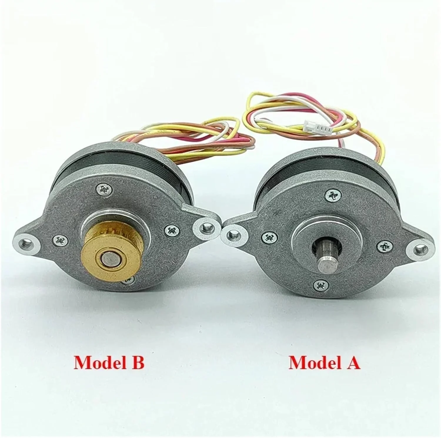استارتر الکترونیکی پله ای نازک گرد 36 میلی متری 0.9 درجه، 2 فاز 4 سیم، شفت 5 میلی متری برای پرینتر سه بعدی، ربات CNC (مدل A)
