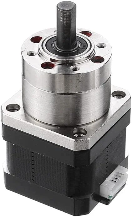 موتور پله‌ای گیربکس اکسترودر 17HS3401S-PG Nema 17 موتور 42 با گیربکس سیاره‌ای برای دستگاه فرز CNC پرینتر سه بعدی (رنگ: نسبت 5.18-1)