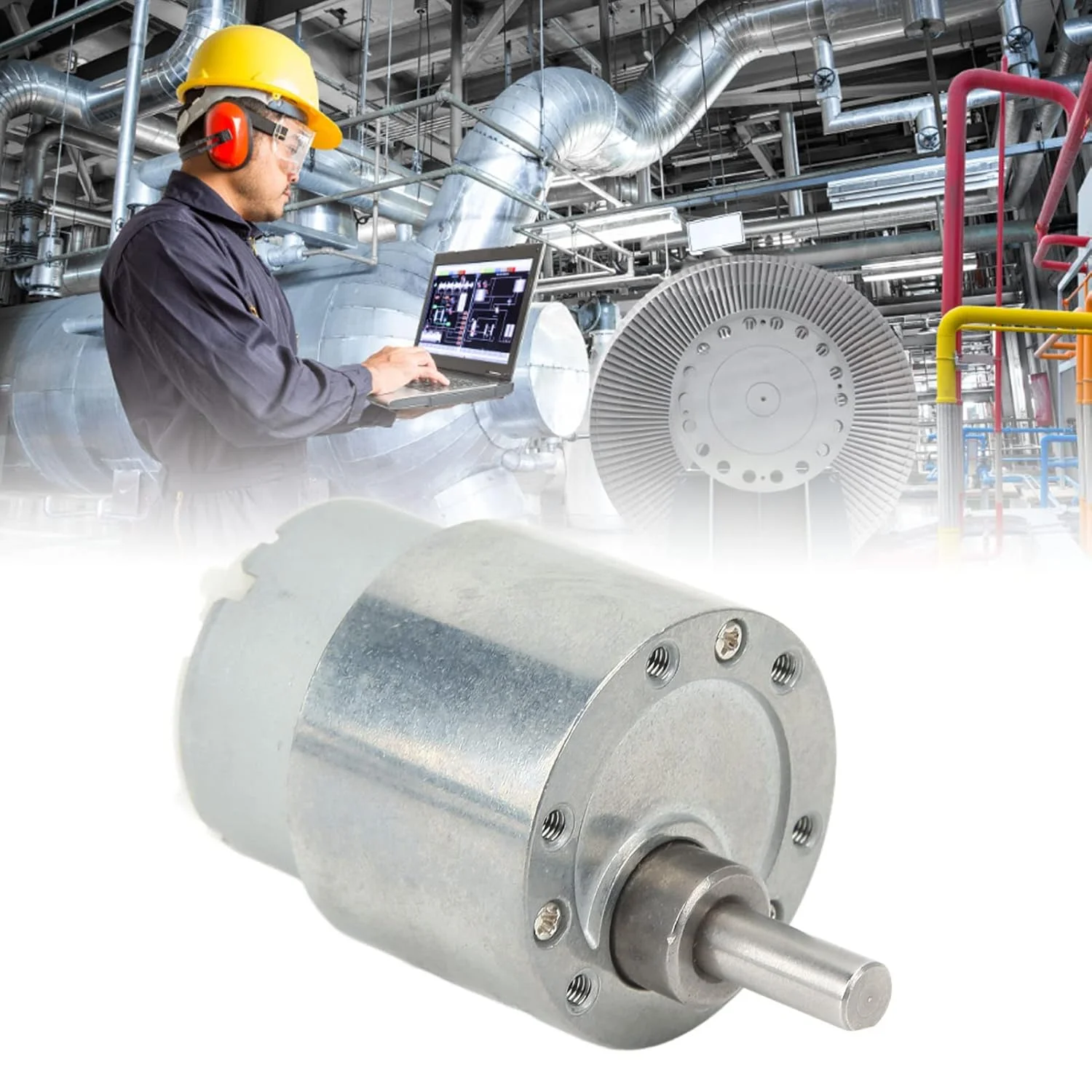 موتور گیربکس حلزونی DC مدل JGB37 500 مناسب برای پرینتر، دستگاه کپی، موتور گیربکس کوچک برای فن های 8 دور در دقیقه، ضبط کننده های ویدئویی DC 12V