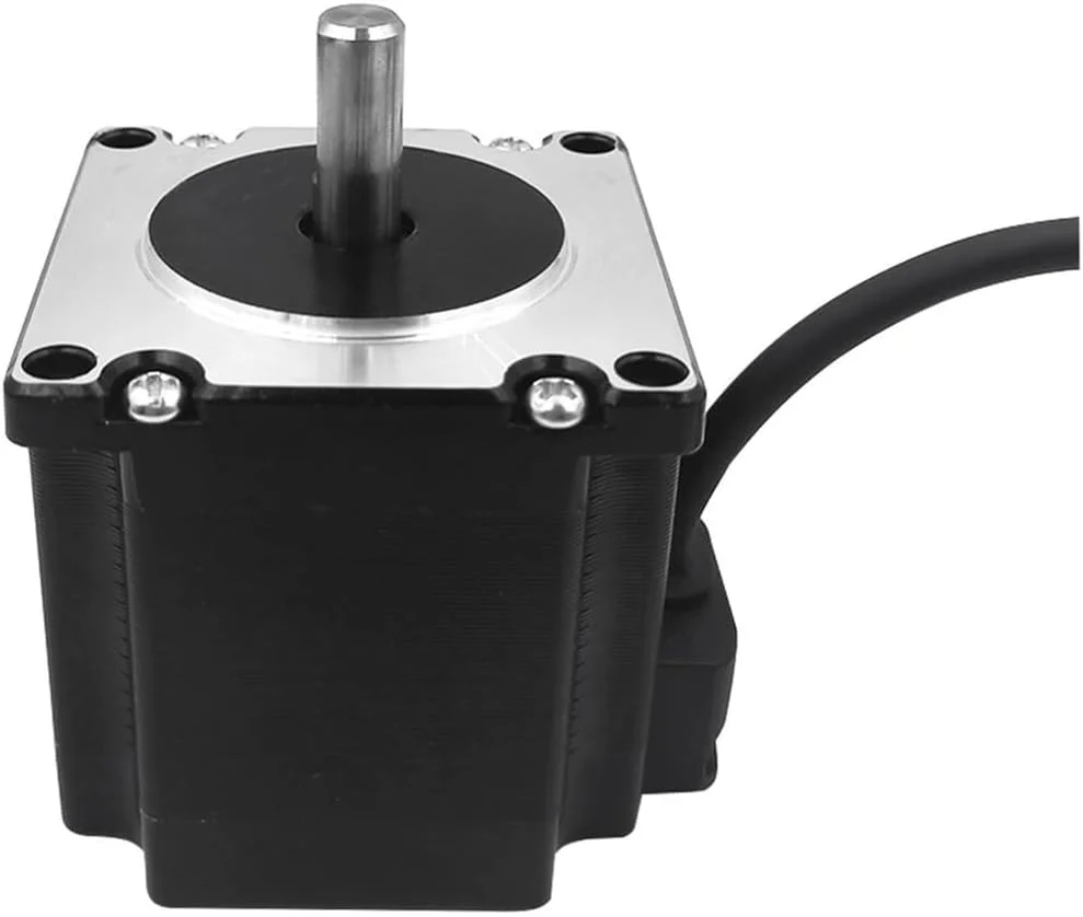 موتور پله ای Nema23 57HS56 دو فاز 4 سیم 1.0N.m 3.0A طول 56mm شفت 8mm برای تجهیزات پرینتر سه بعدی CNC